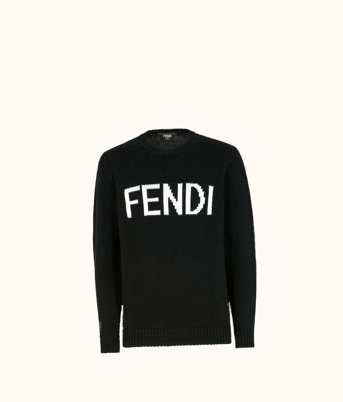 Fendi Fendi Pullover - Black Wool Sweater