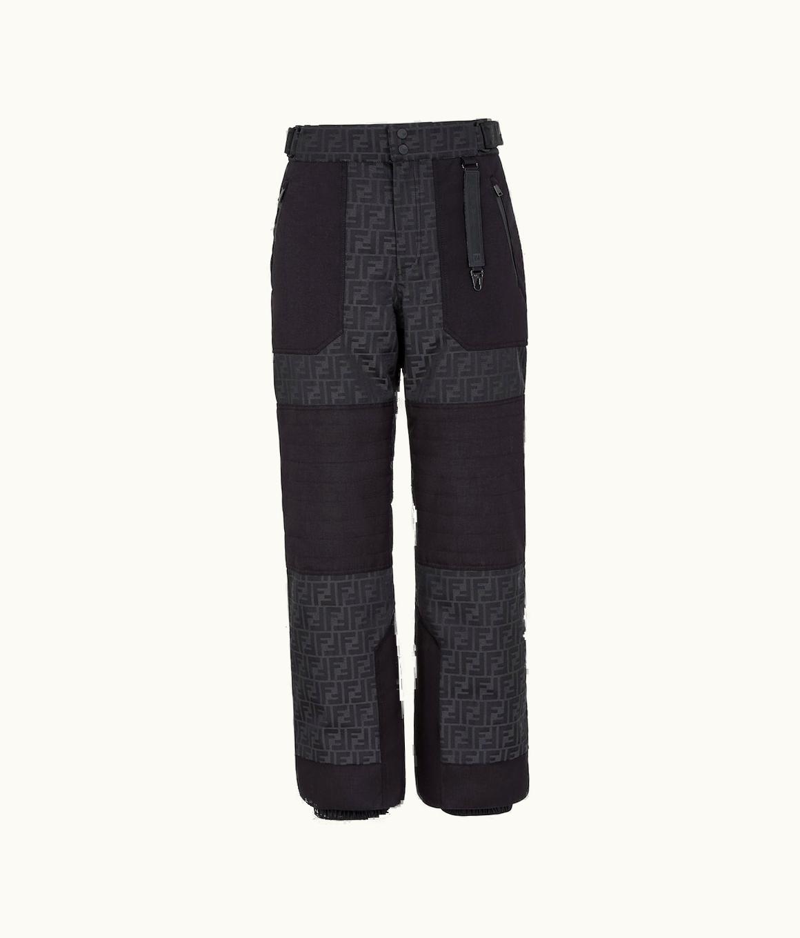 Fendi Fendi Ski Pants - Black Tech Fabric Pants FAB629AI50F0GME