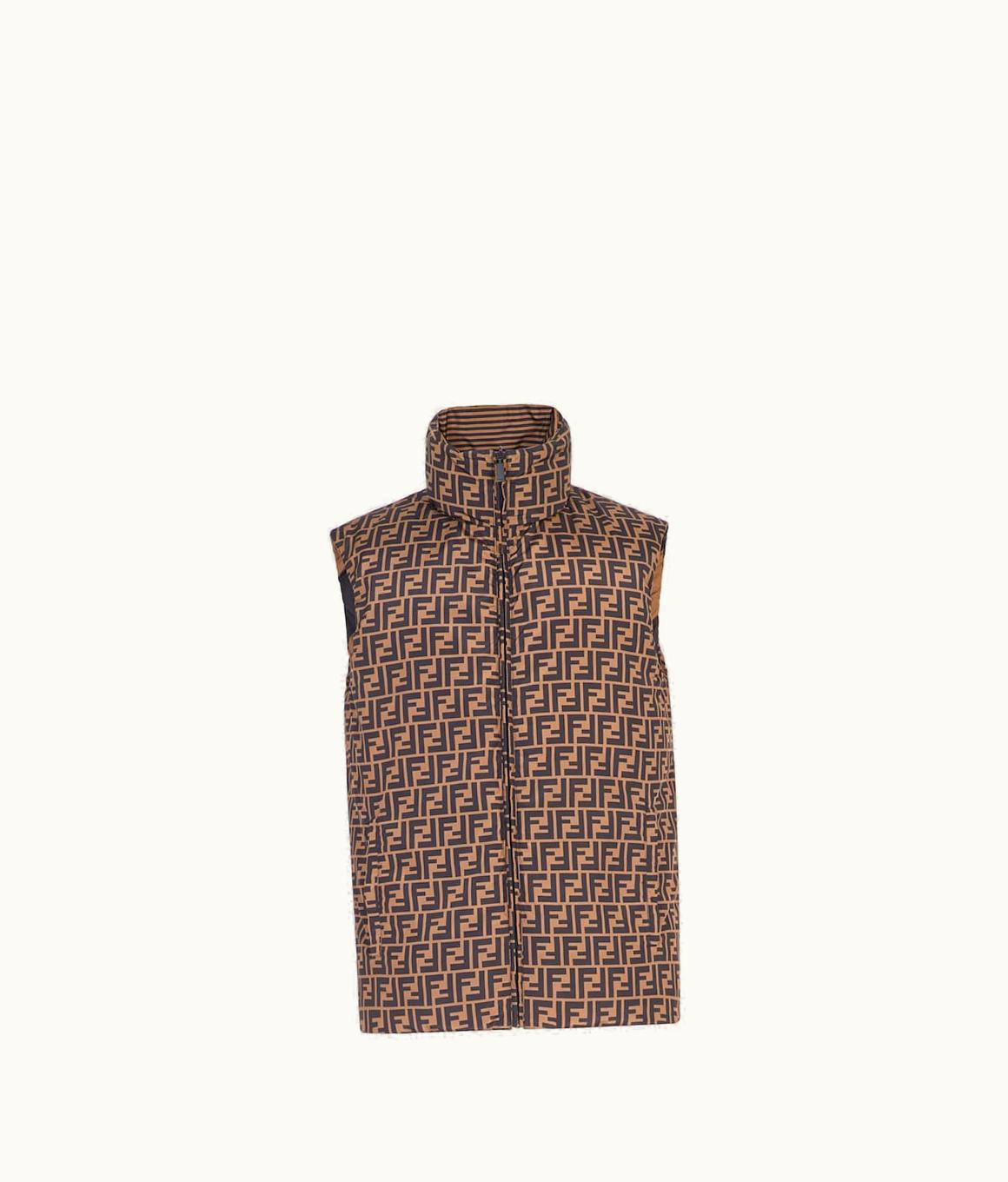 Fendi Fendi Gilet - Brown Nylon Vest
