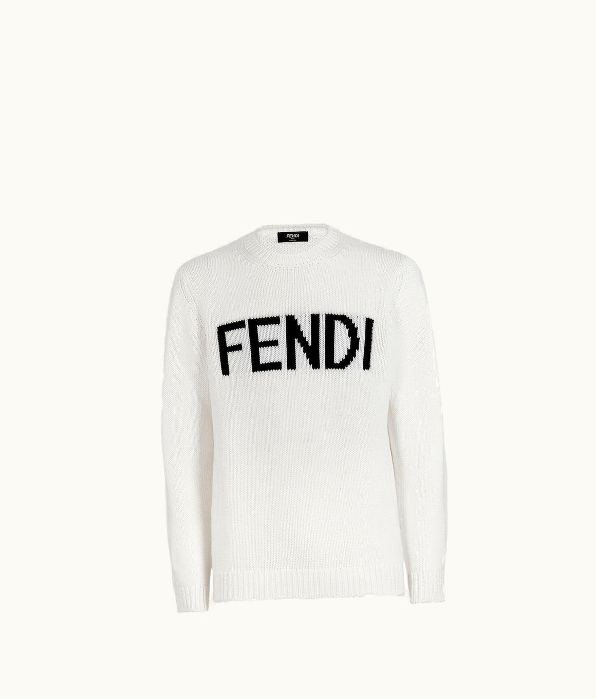 Fendi Fendi Pullover - White Wool Sweater