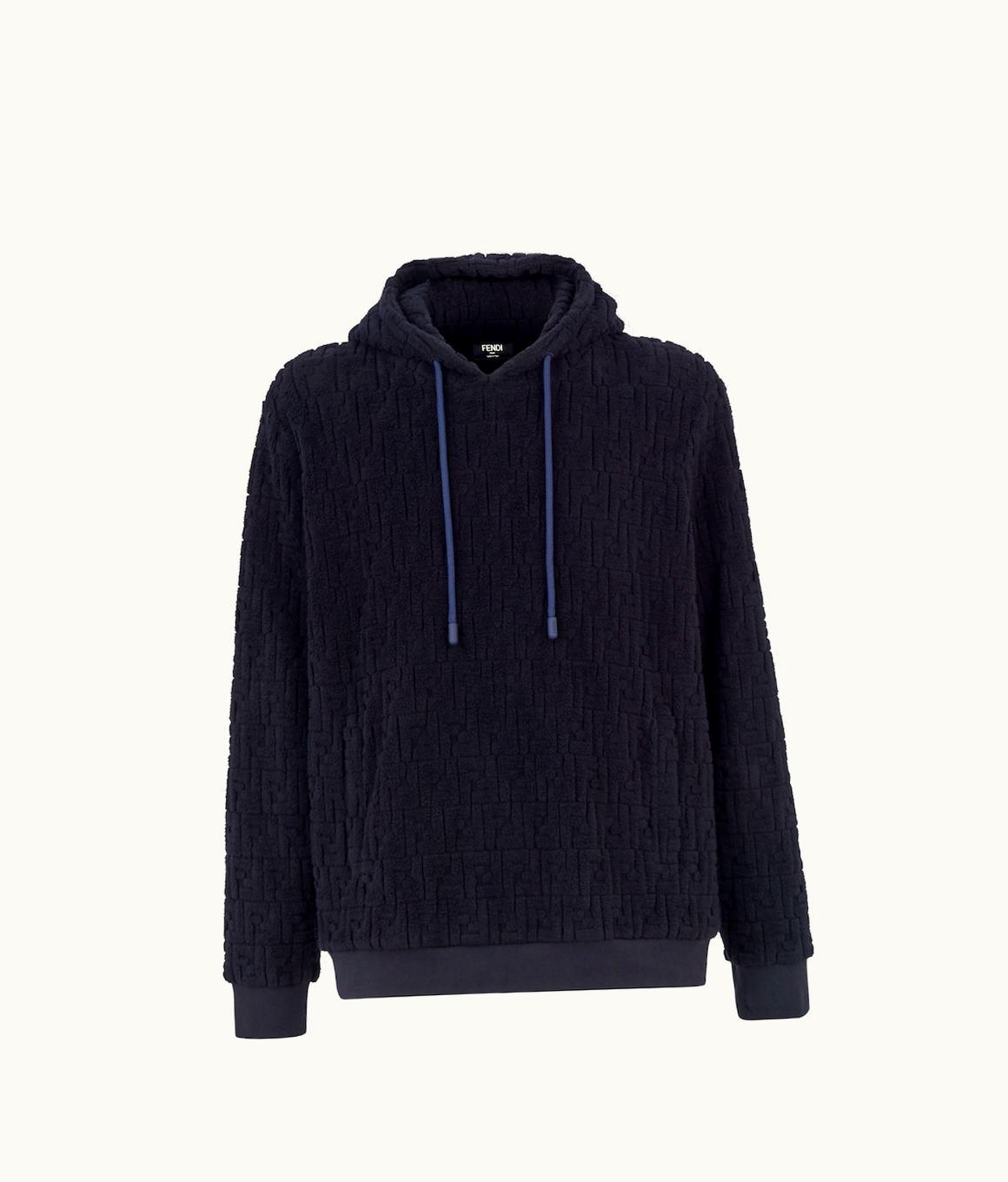 Fendi Fendi Sweatshirt - Blue Terry Sweatshirt