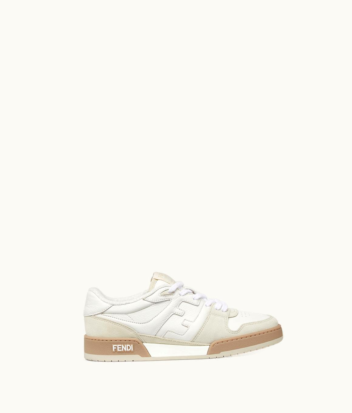 Fendi Fendi Match Pro Low Top Sneakers White Suede