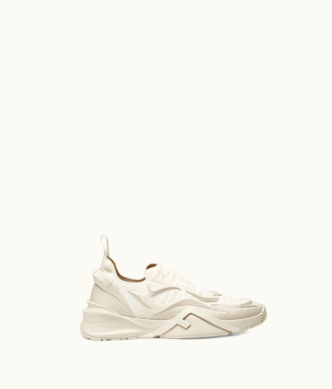 Fendi Fendi Flow - White Mesh Running Sneakers