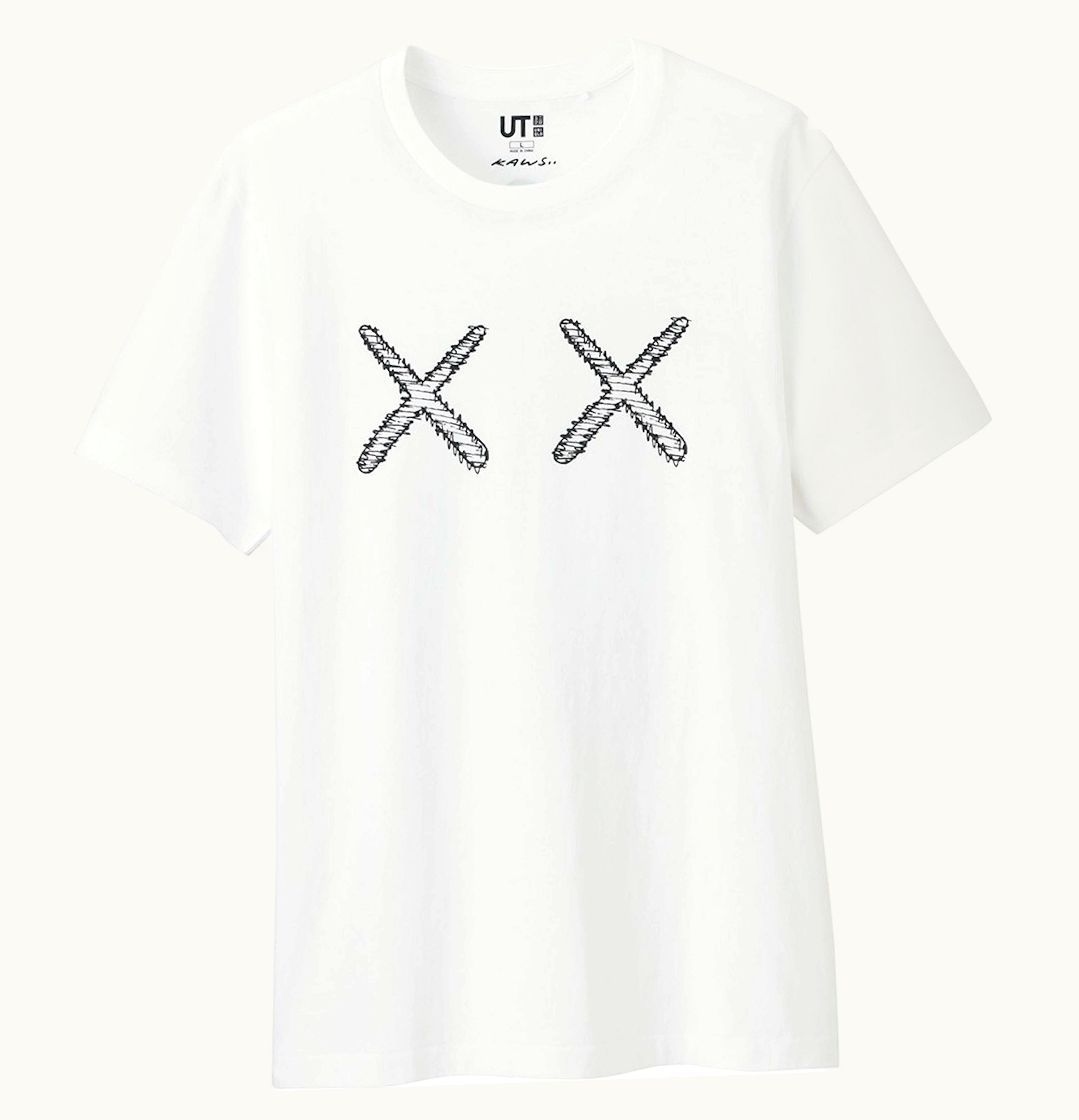 KAWS KAWS x Uniqlo XX Tee US Sizing White