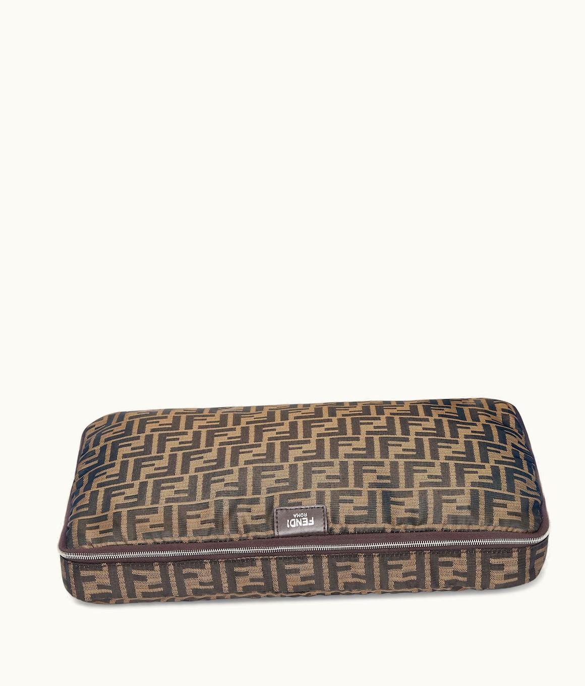 Fendi Fendi FF Shirt Carrier - Brown FF Jacquard Travel Pouch