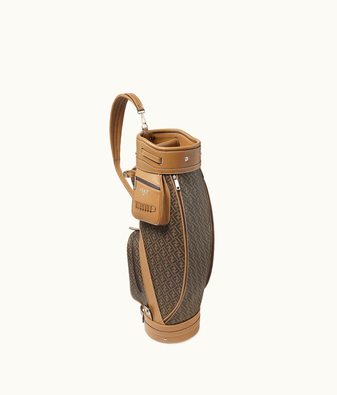 Fendi Fendi Diagonal Golf Bag - Brown Fabric Golf Bag