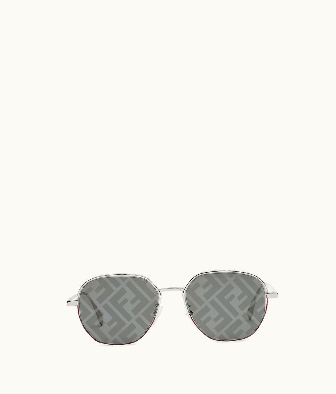Fendi Fendi Travel - Palladium-colored Sunglasses