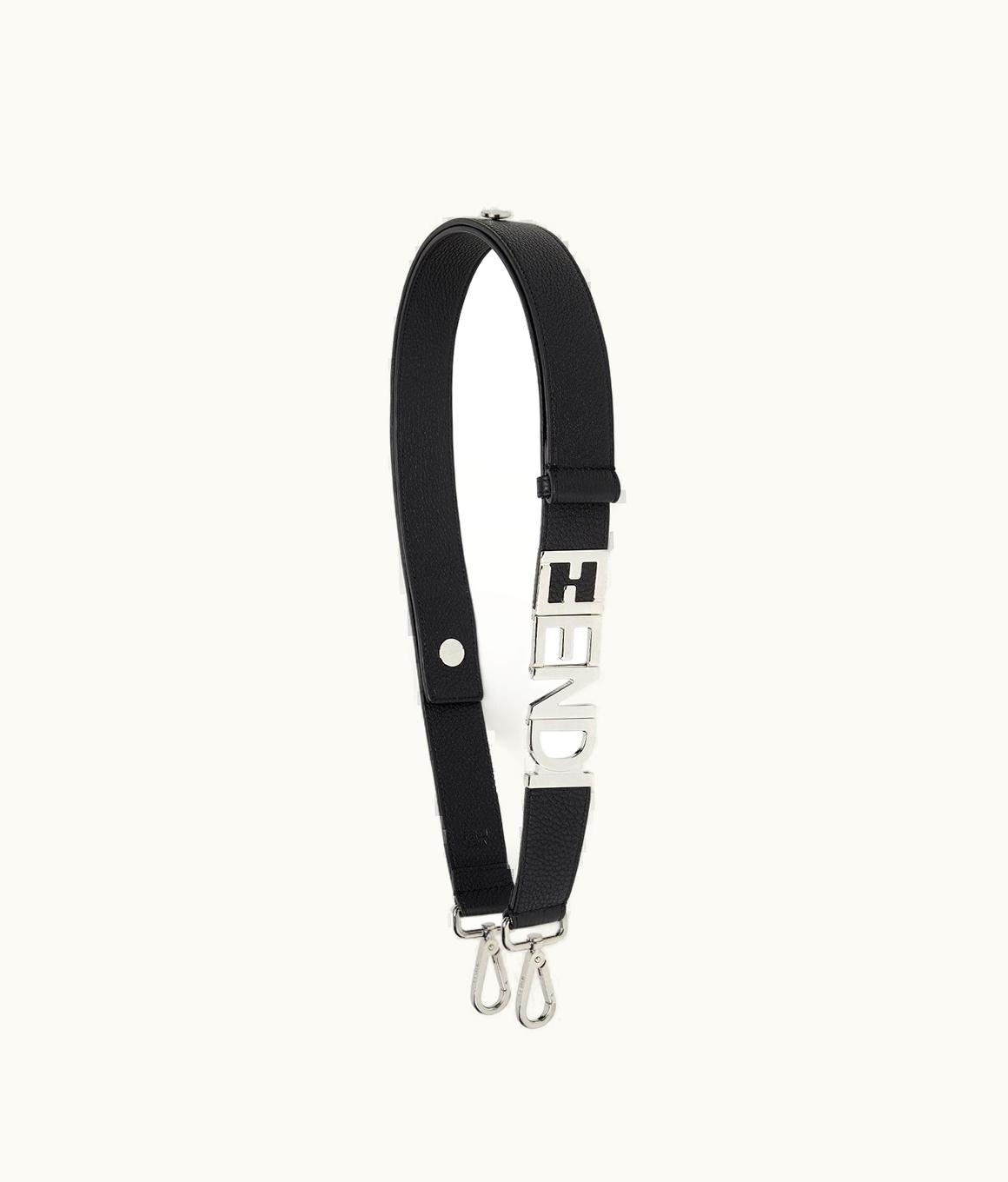 Fendi Fendi Strap You - Black Leather Shoulder Strap 8AV484ADYWF0GXN