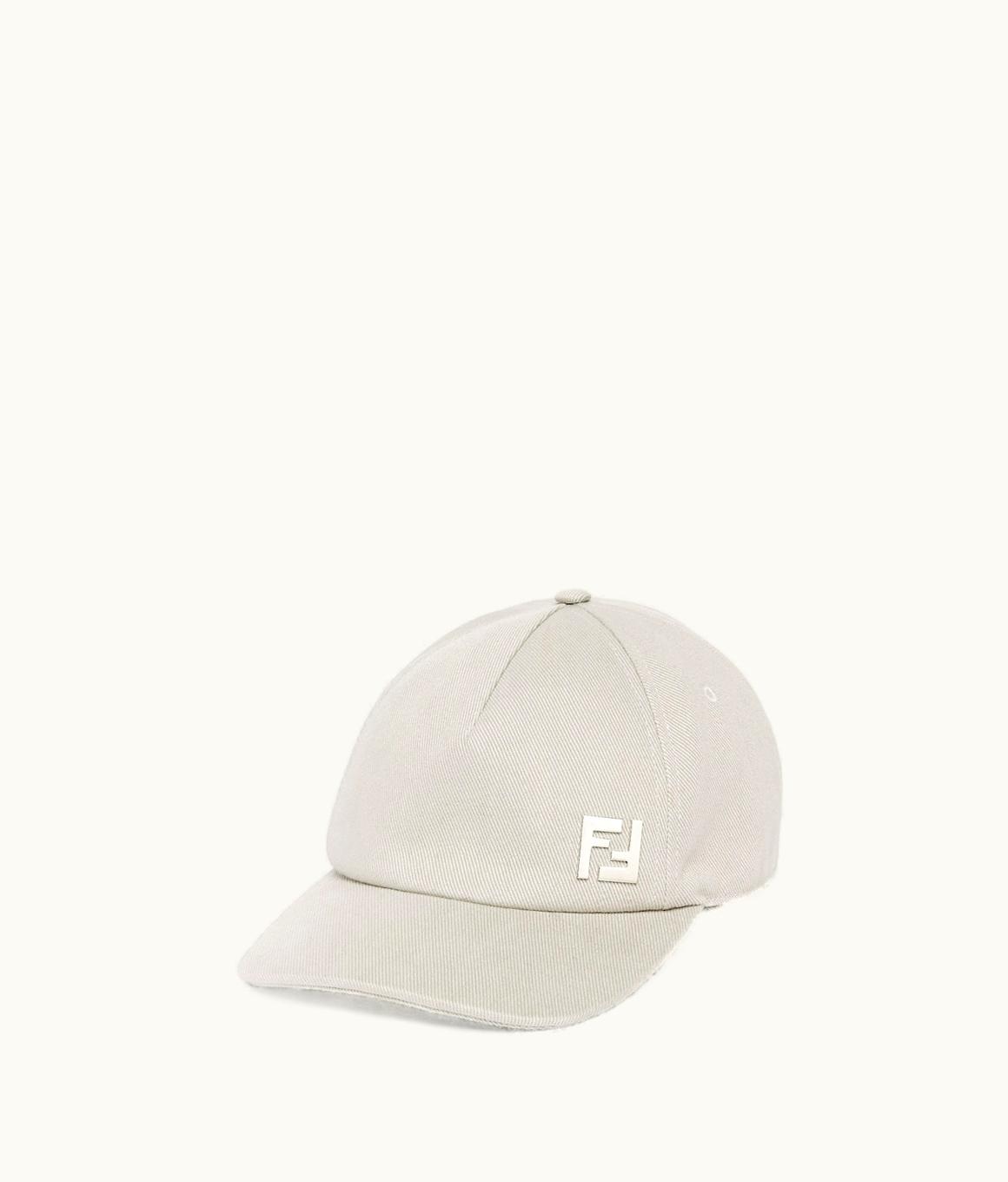 Fendi Fendi Hat - Dove Gray Cotton Baseball Cap