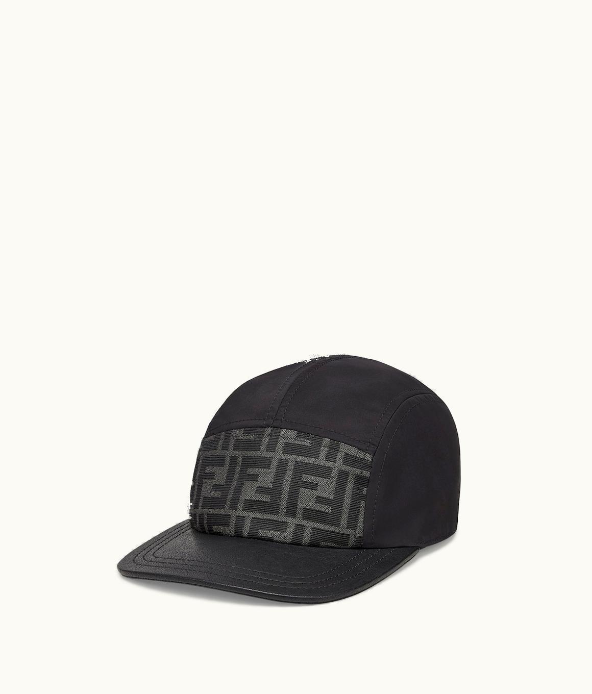 Fendi Fendi FF Nylon Baseball Cap Black