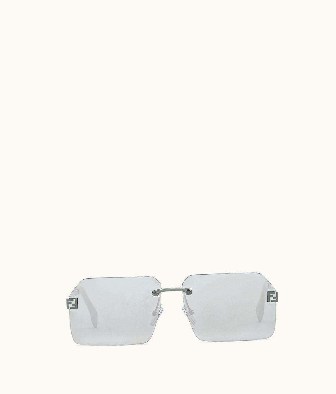 Fendi Fendi Sky - Silver-colored Metal Sunglasses