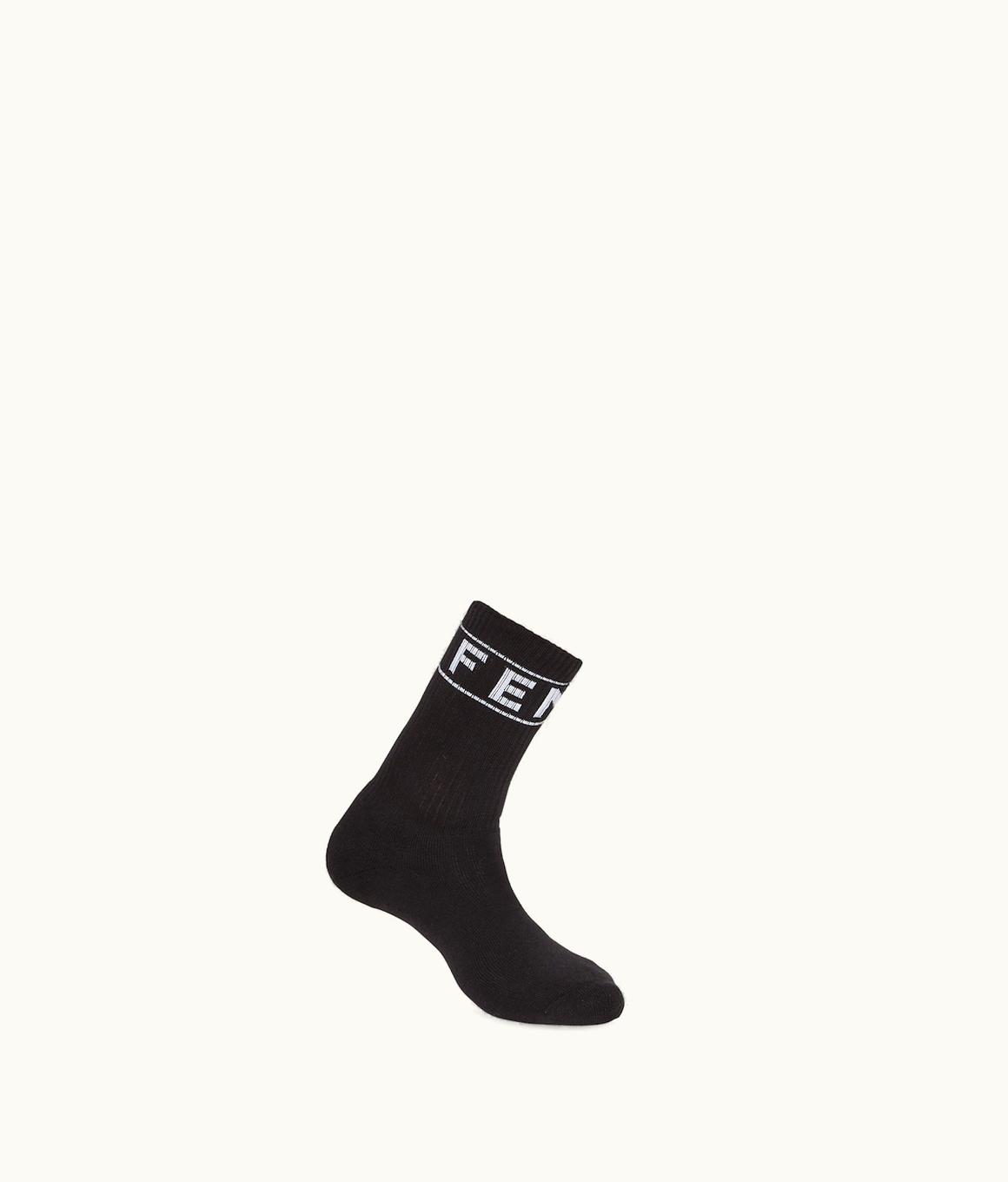 Fendi Fendi Socks - Black Terry Socks