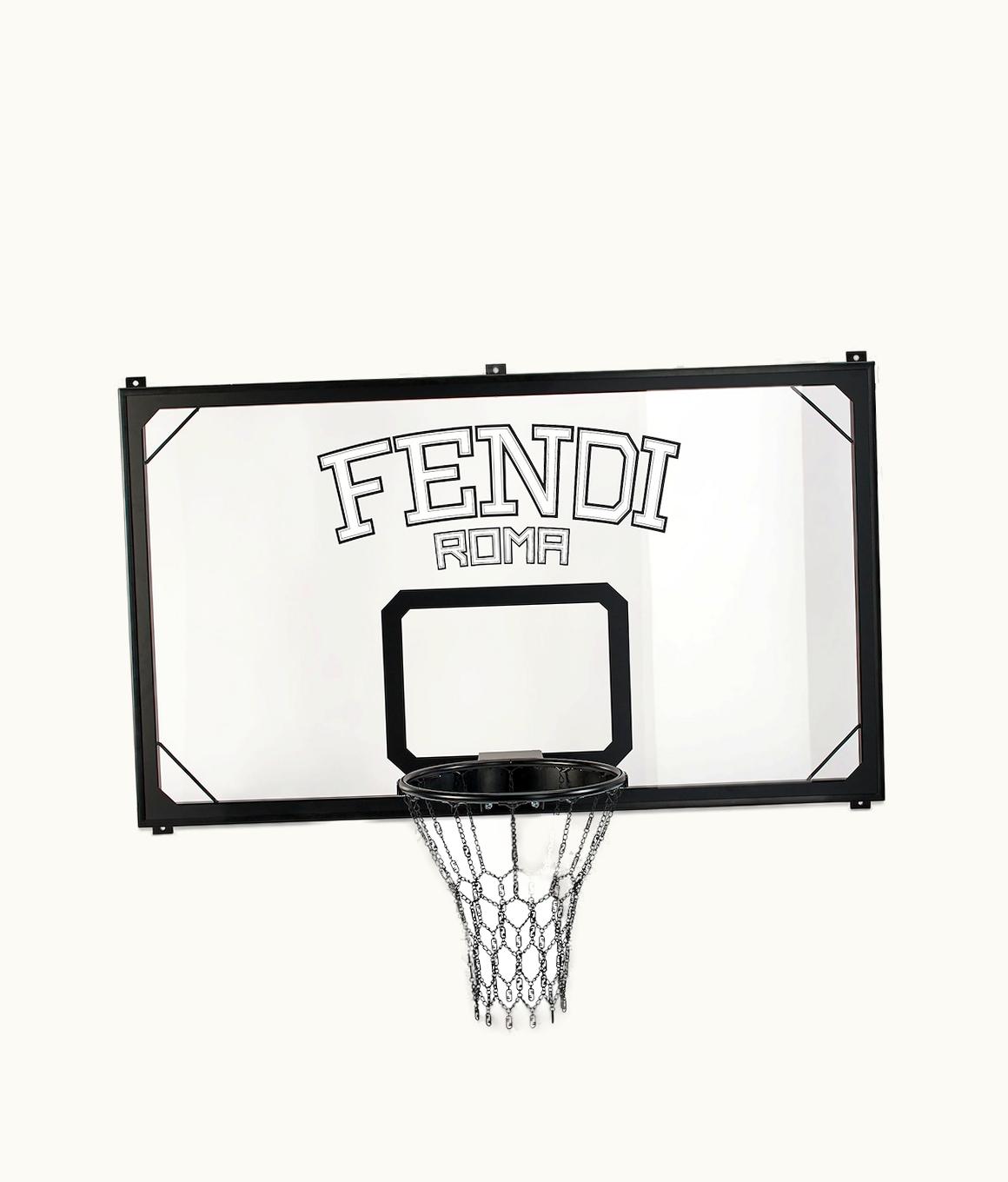 Fendi Fendi Roma Basketball Hoop - Black Metal Basketball Hoop