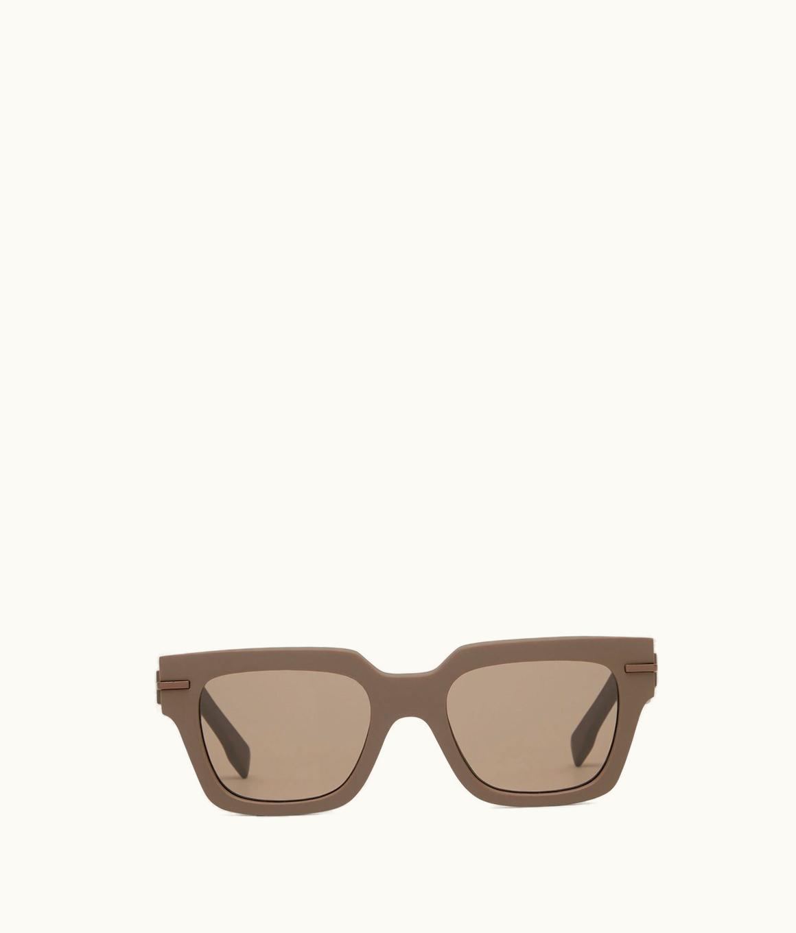 Fendi Fendigraphy - Beige Acetate Sunglasses