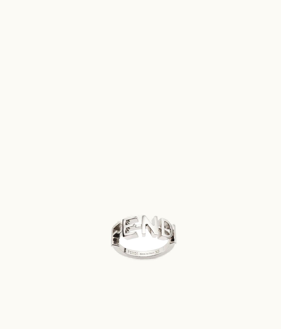 Fendi Fendigraphy Ring - Silver-colored Metal Ring
