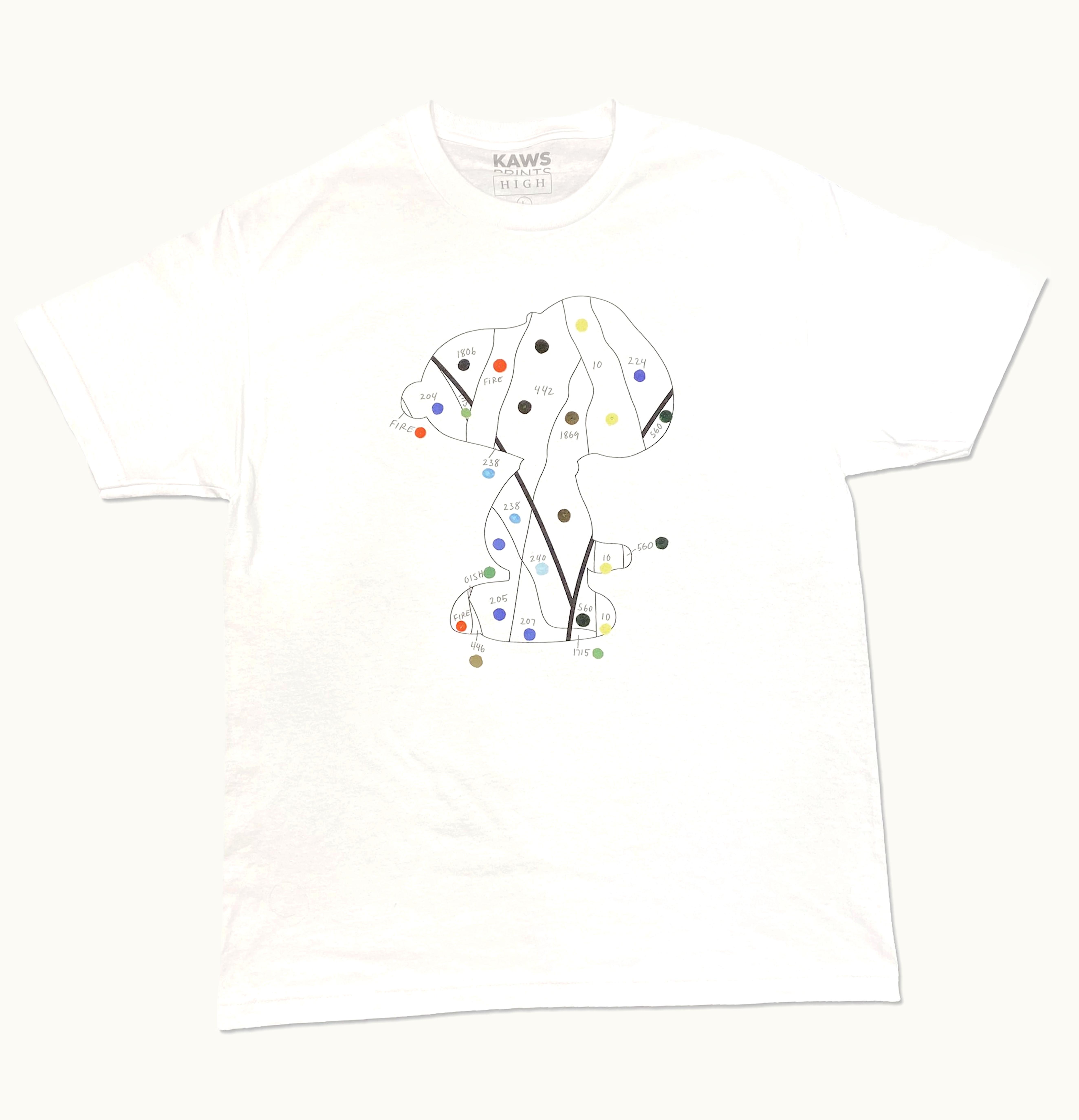 KAWS KAWS Collection No Ones Home T shirt White