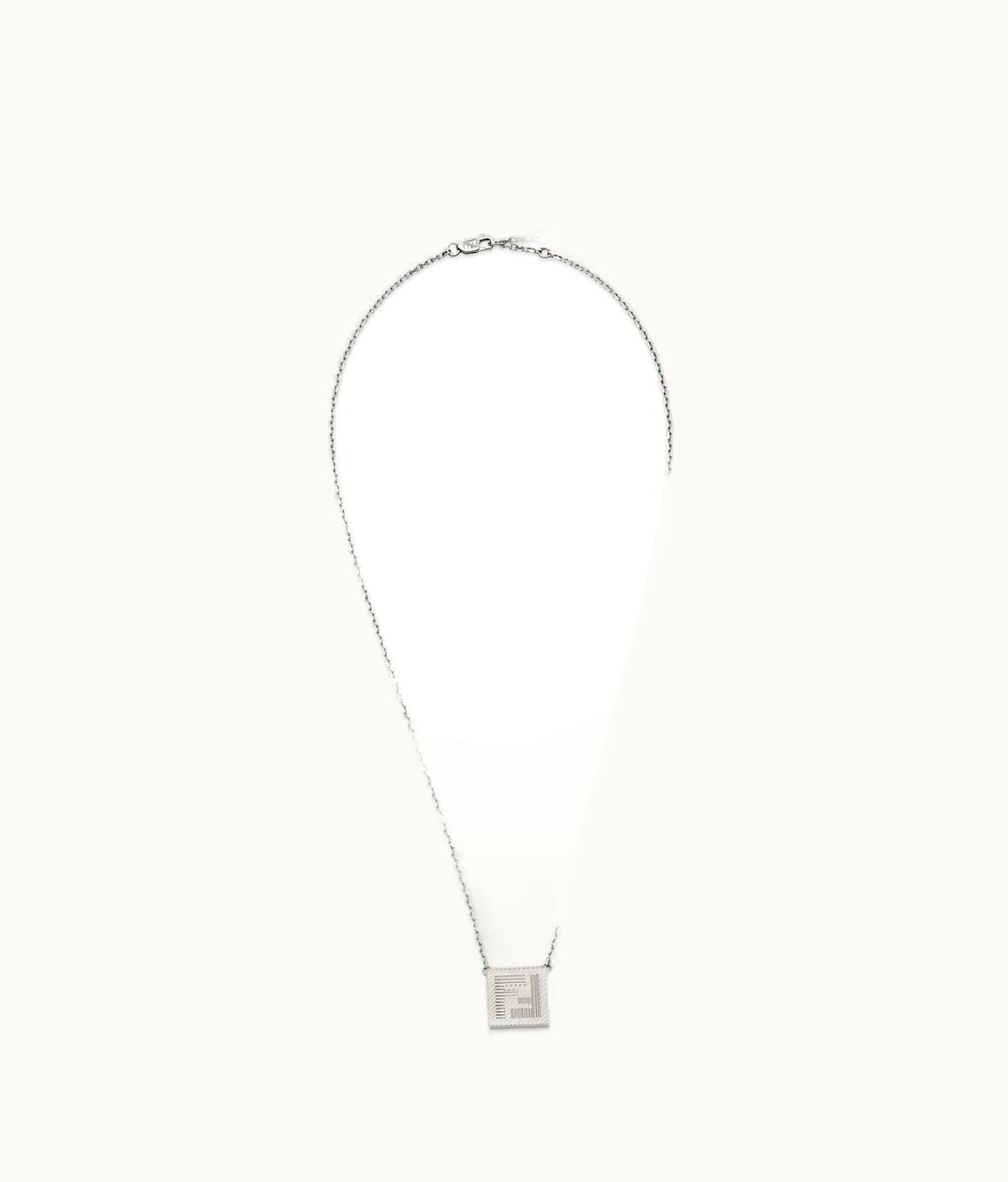 Fendi Fendi Shadow Necklace - Silver-colored Metal Necklace