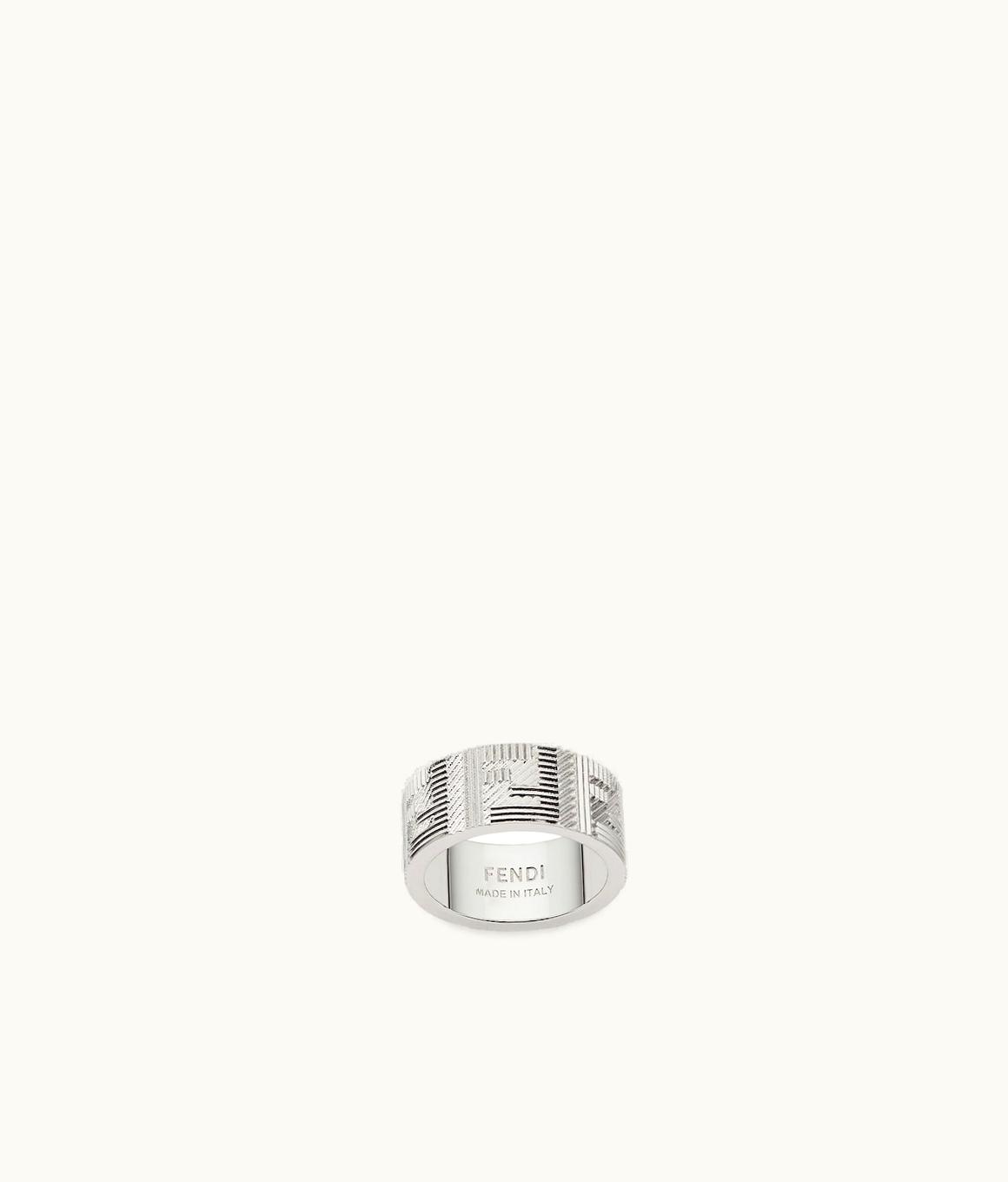 Fendi Fendi Shadow Ring - Silver-colored Metal Ring