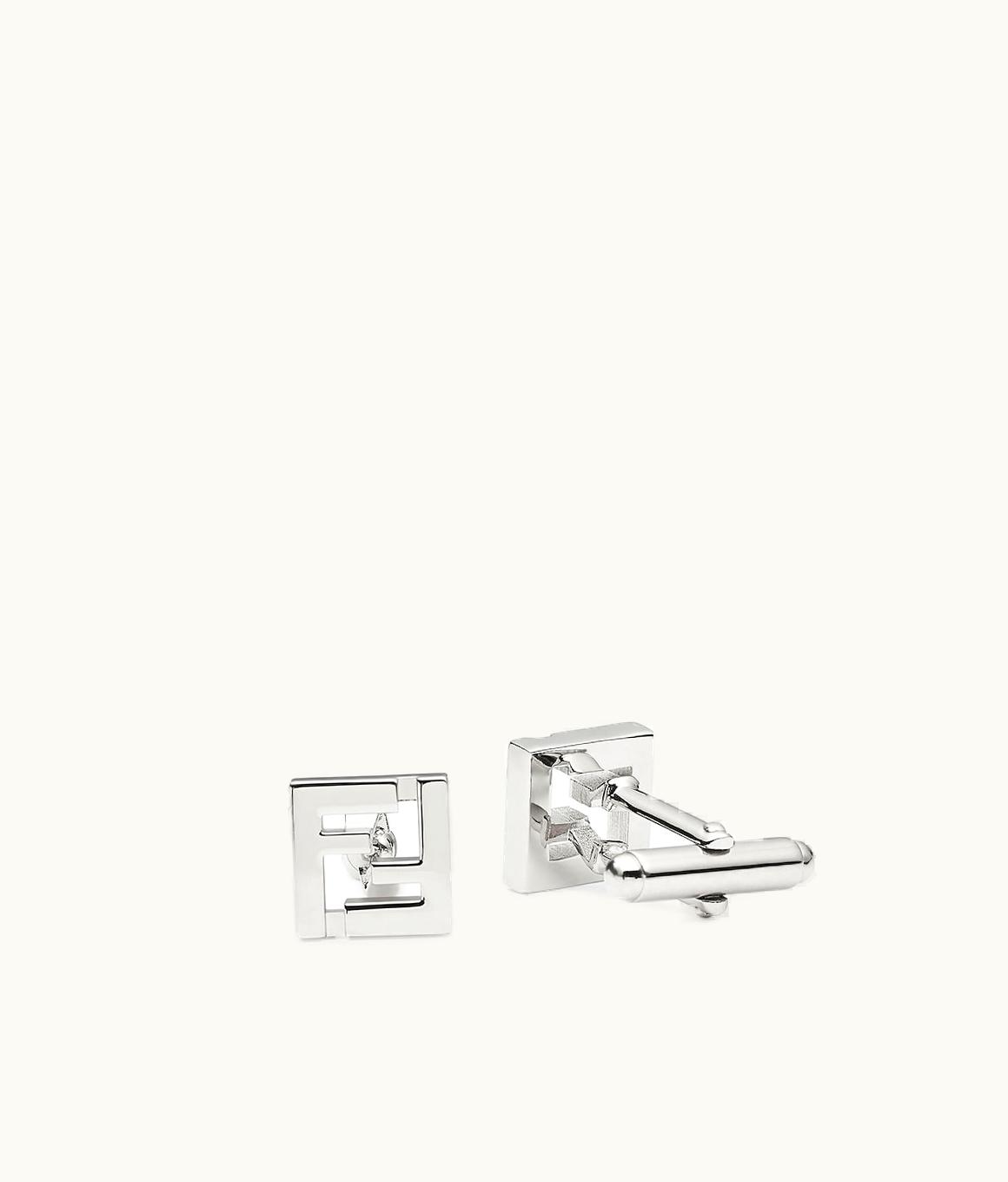 Fendi Fendi FF Cufflinks - Silver-colored Cufflinks