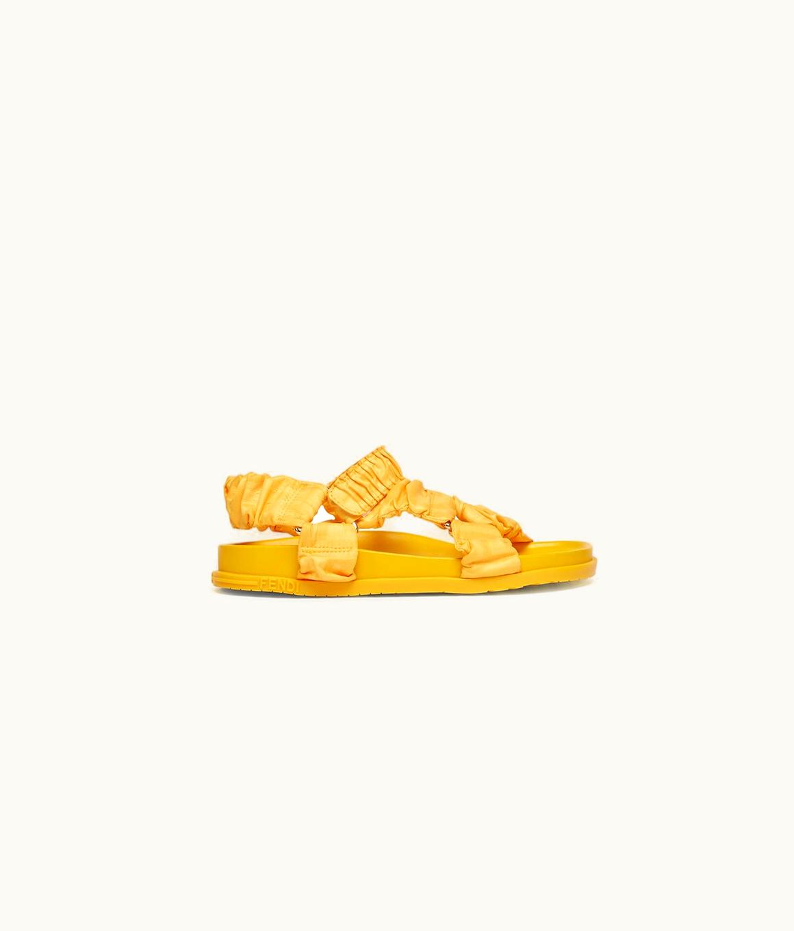 Fendi Fendi Junior Sandals - Yellow Fabric Junior Sandals