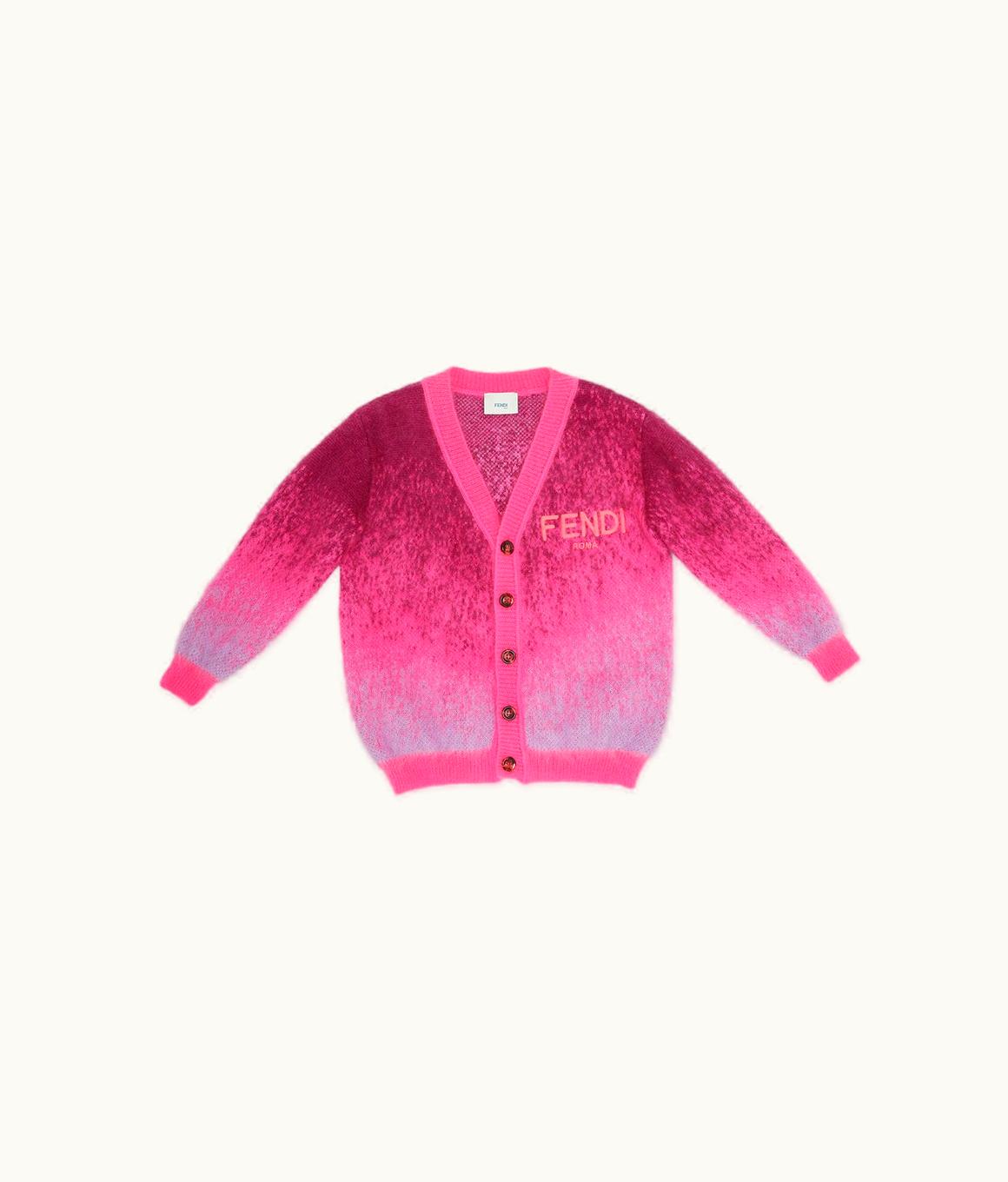 Fendi Fendi Junior Cardigan - Multicolor Wool Junior Cardigan