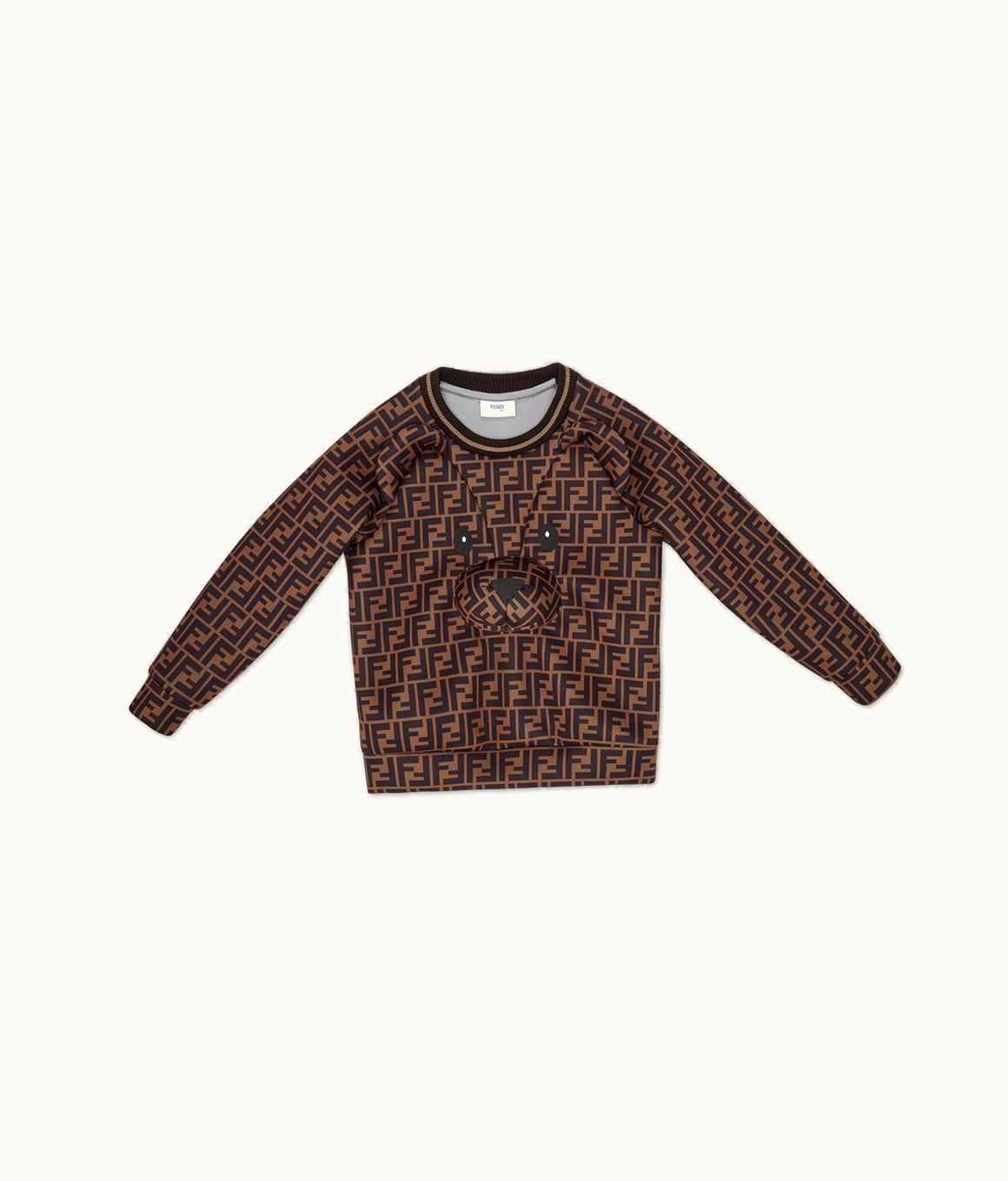 Fendi Fendi Junior Sweatshirt - Neoprene Junior Sweatshirt With Teddy Bear