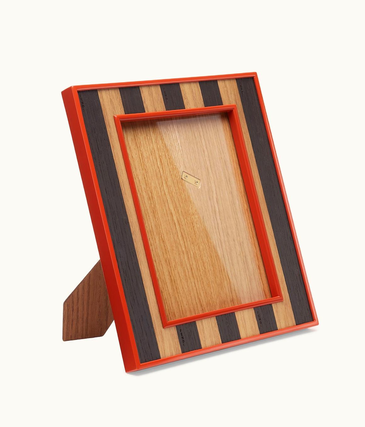 Fendi Fendi Roma Large Frame - Pequin Wood And Red Lacquer Frame