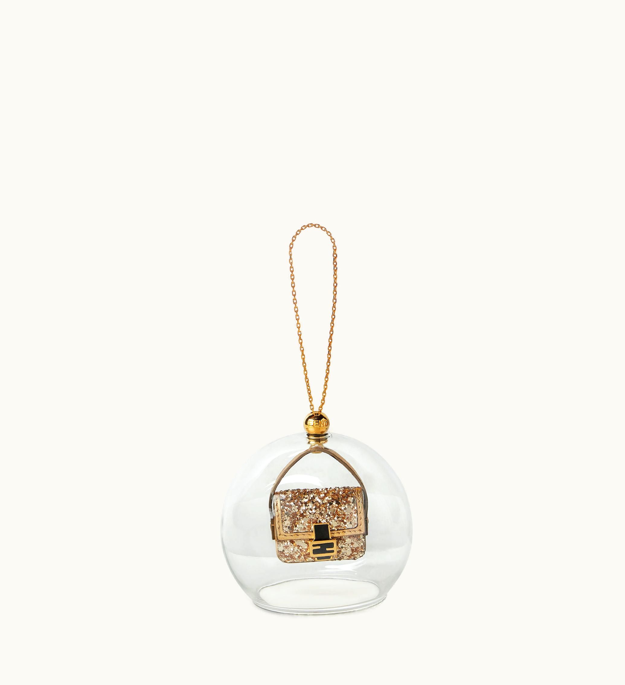Fendi Fendi Christmas Ball - Bauble With Gold-Color Micro Baguette