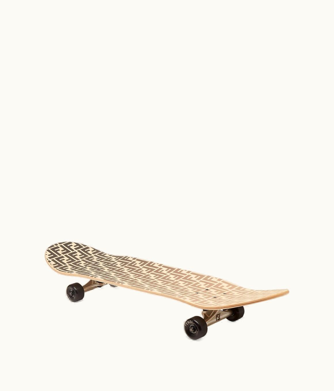 Fendi Fendi Skateboard - Brown Wooden Skateboard