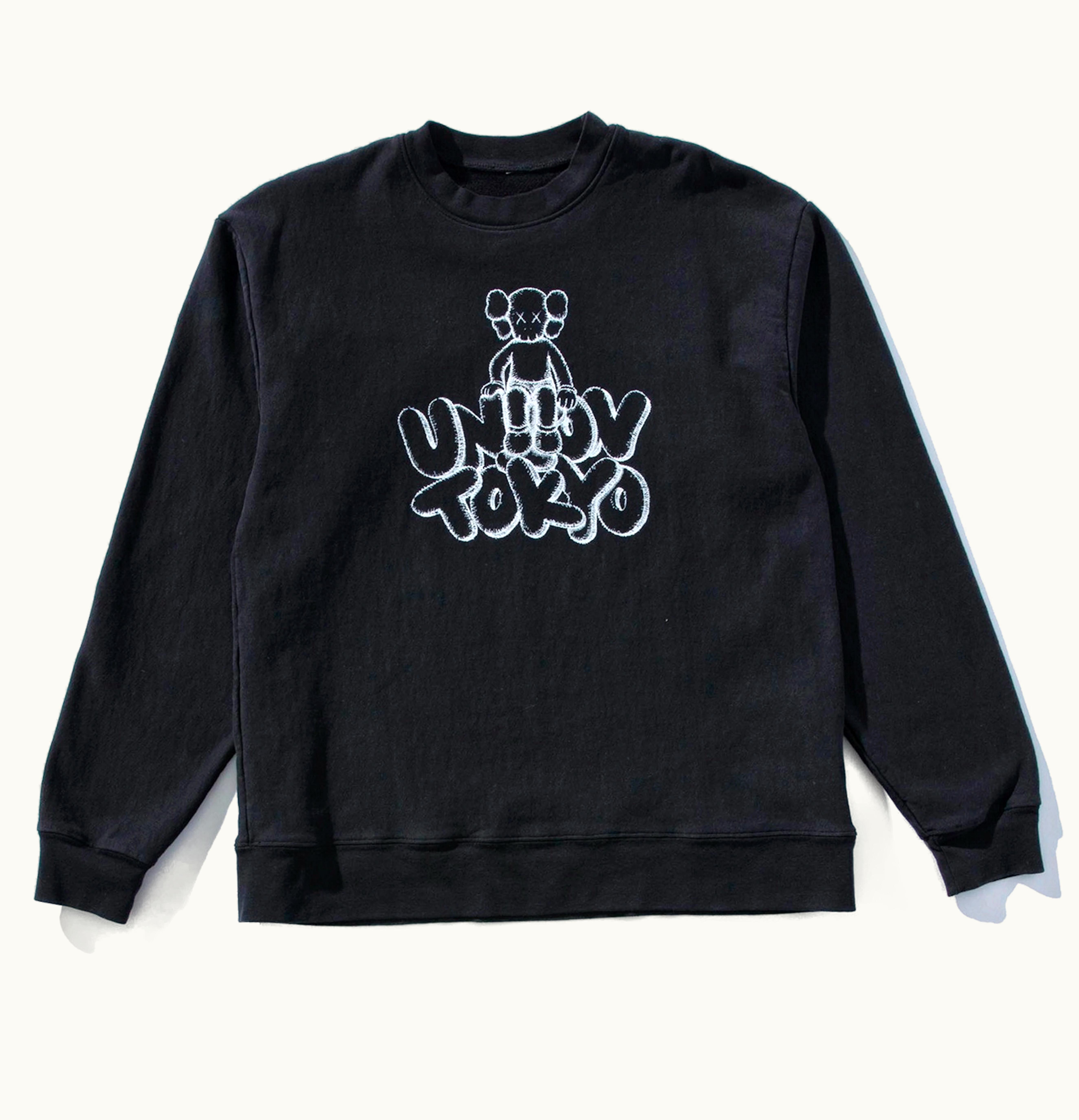 KAWS Kaws x Union Tokyo Crewneck Black