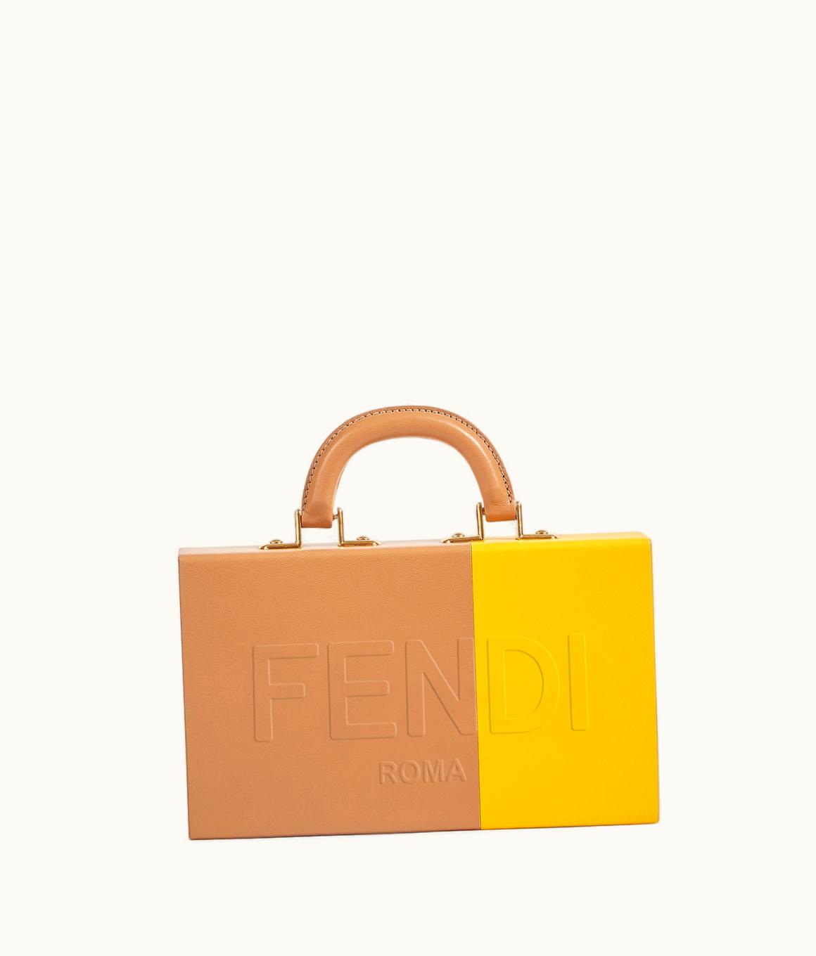 Fendi Fendi Roma Playing Cards - Two-tone Nappa Leather Playing Cards Box