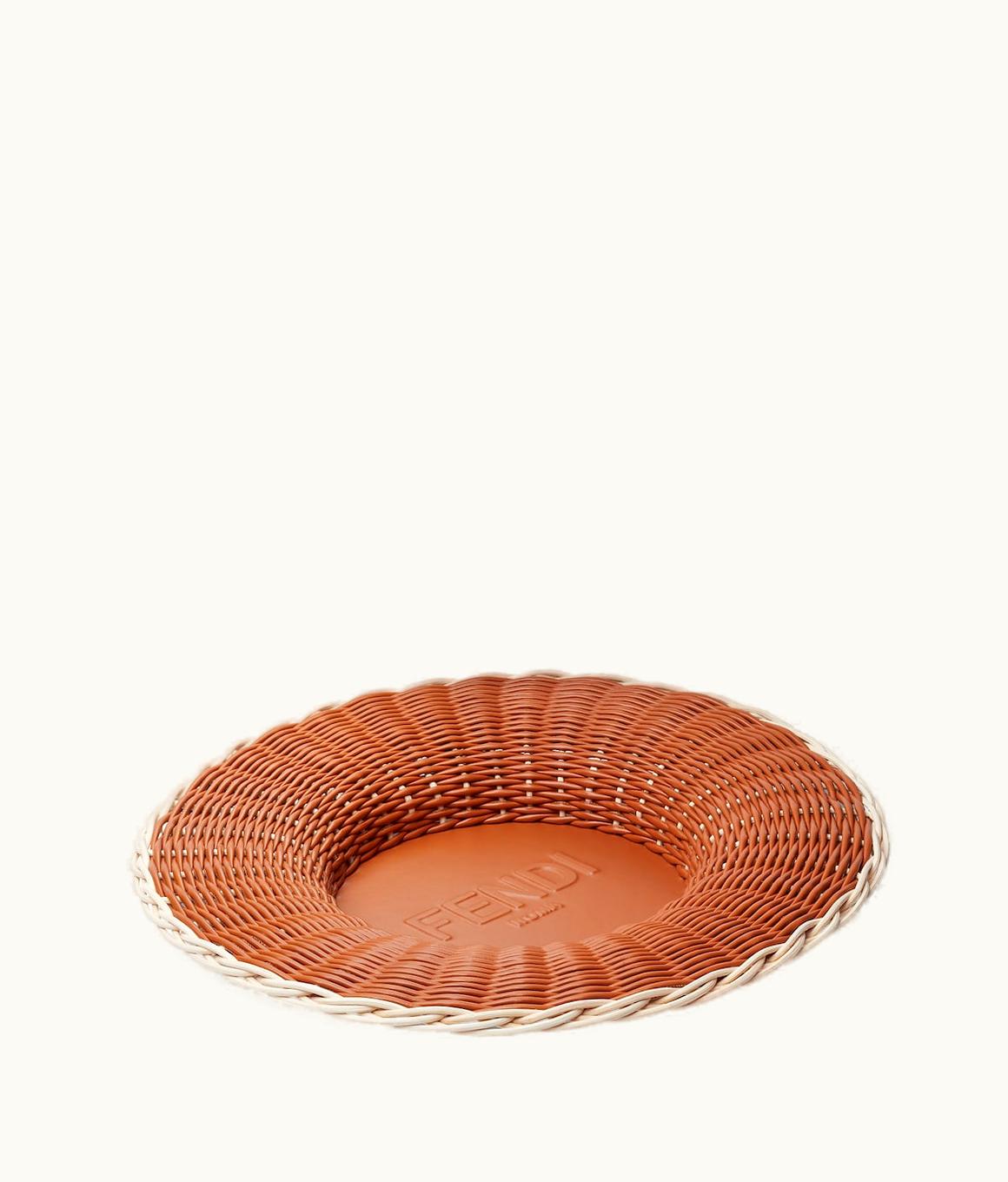 Fendi Fendi Roma Placemat - Two-tone Woven Leather Placemat