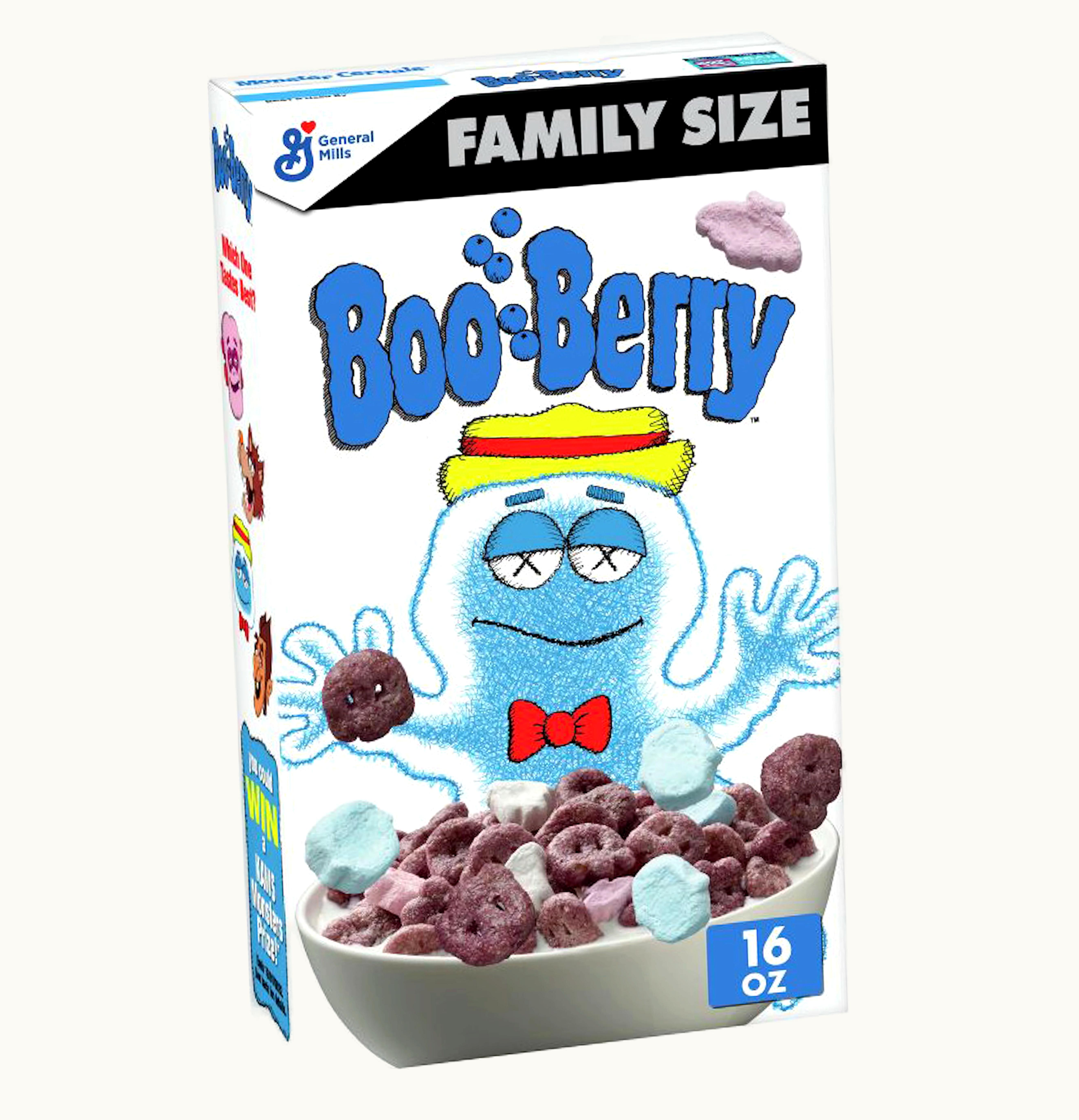 KAWS KAWS Monsters Boo Berry Cereal Family Size Not Fit For Human Consumption