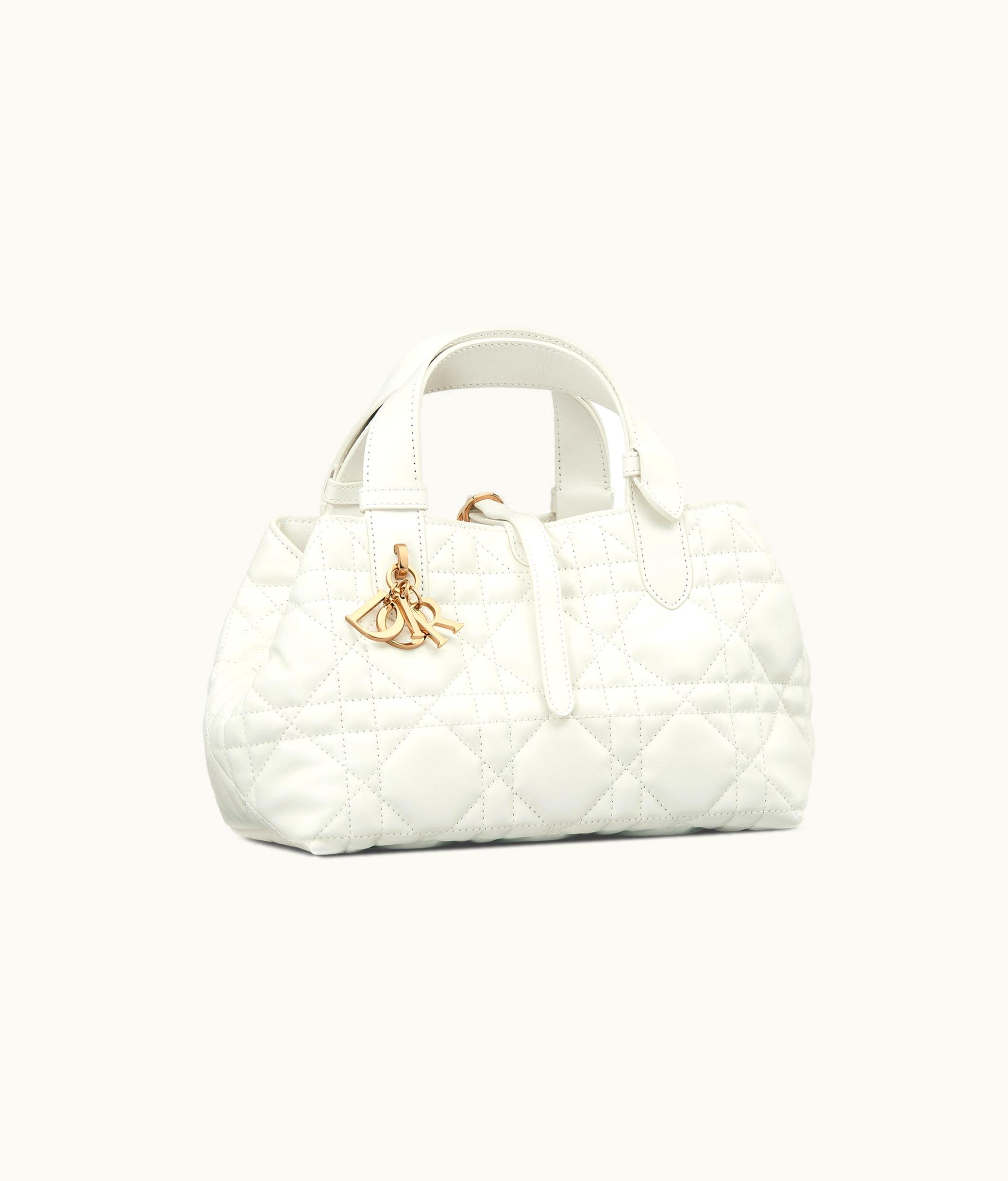 Dior Small Dior Toujours Bag - Latte Macrocannage Calfskin
