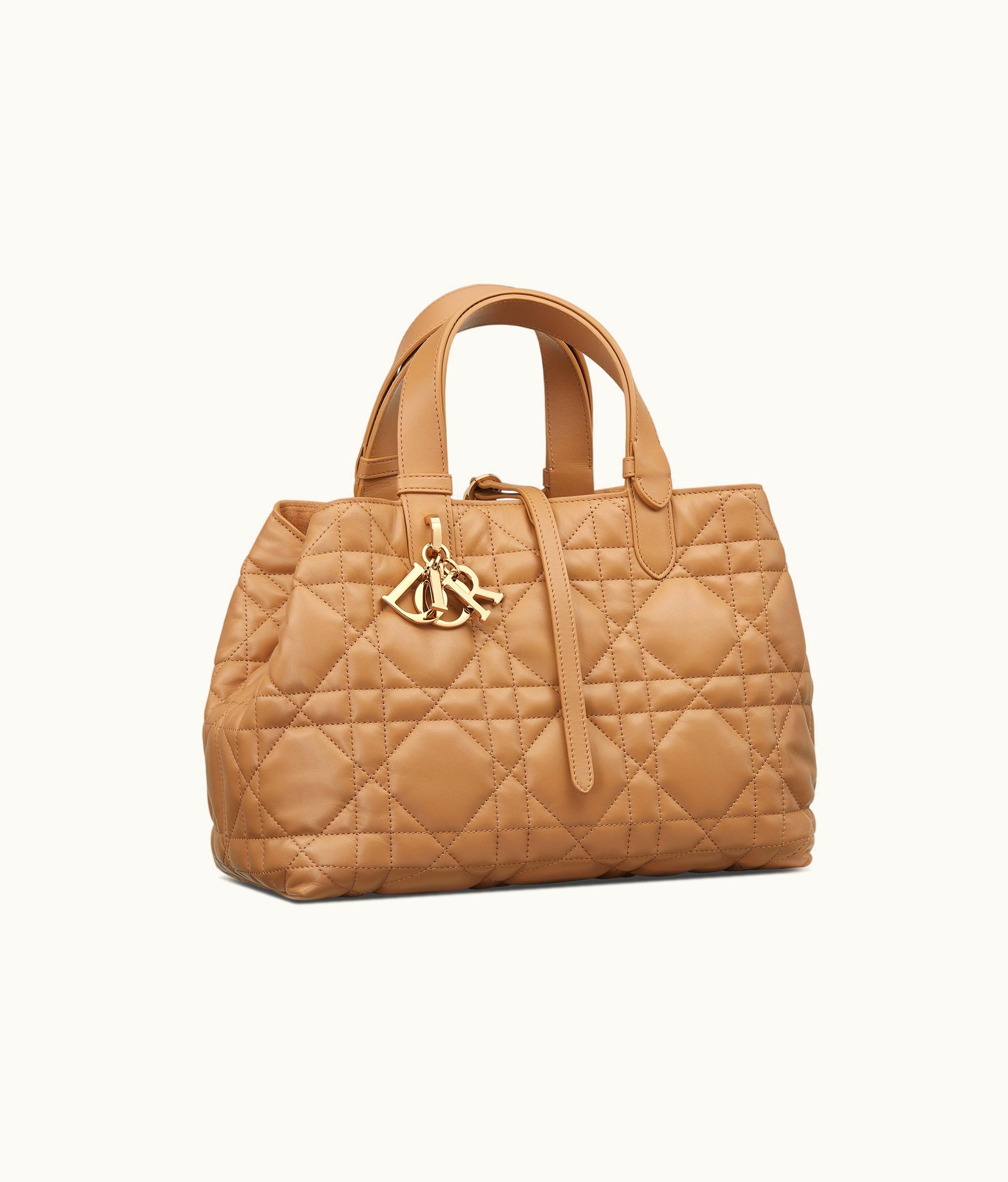 Dior Medium Dior Toujours Bag - Medium Tan Macrocannage Calfskin