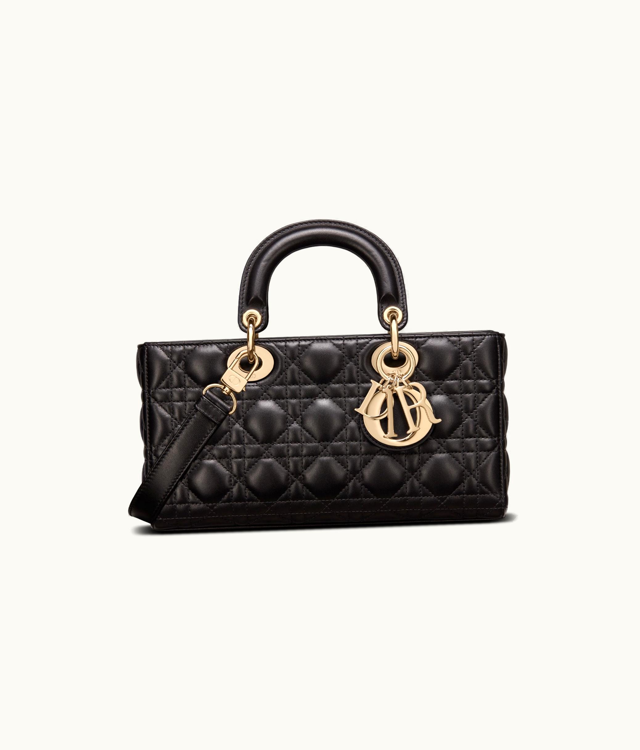 Dior Dior Medium Lady D-Joy Bag - Black Cannage Lambskin
