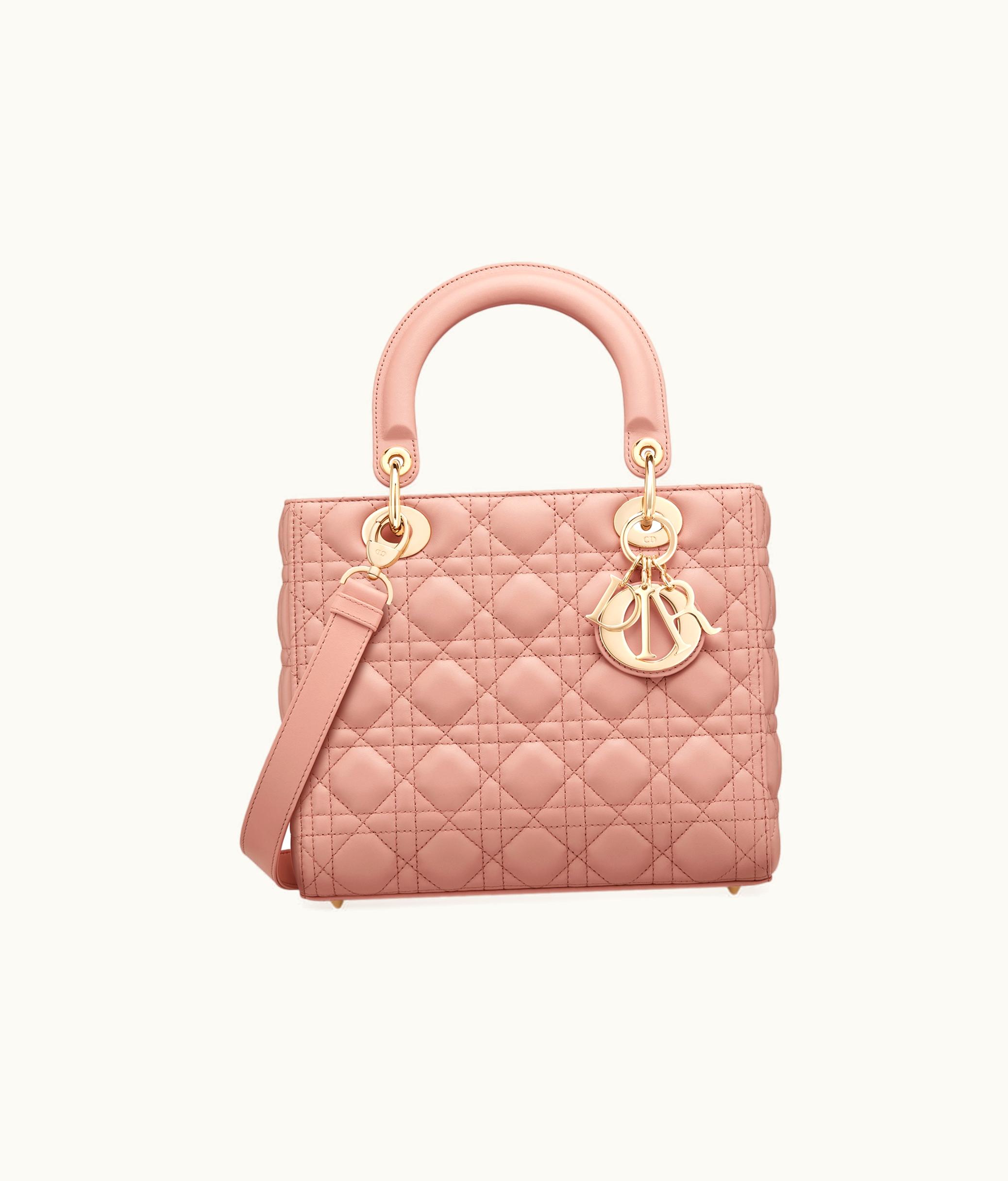 Dior Medium Lady Dior Bag - Blush Cannage Lambskin