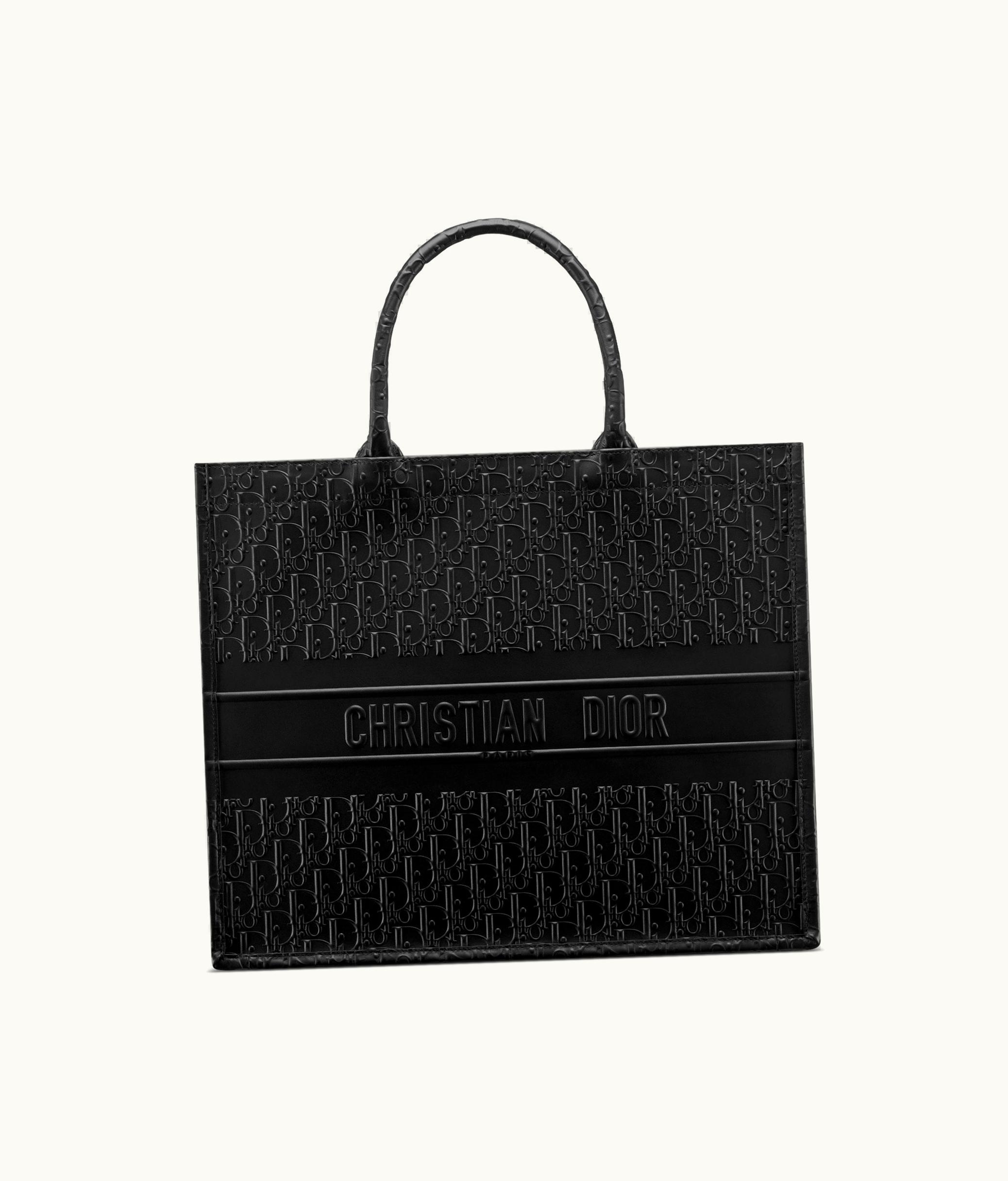 Dior Large Dior Book Tote - Black Dior Oblique Embossed Calfskin (42 X 35 X 18.5 CM)