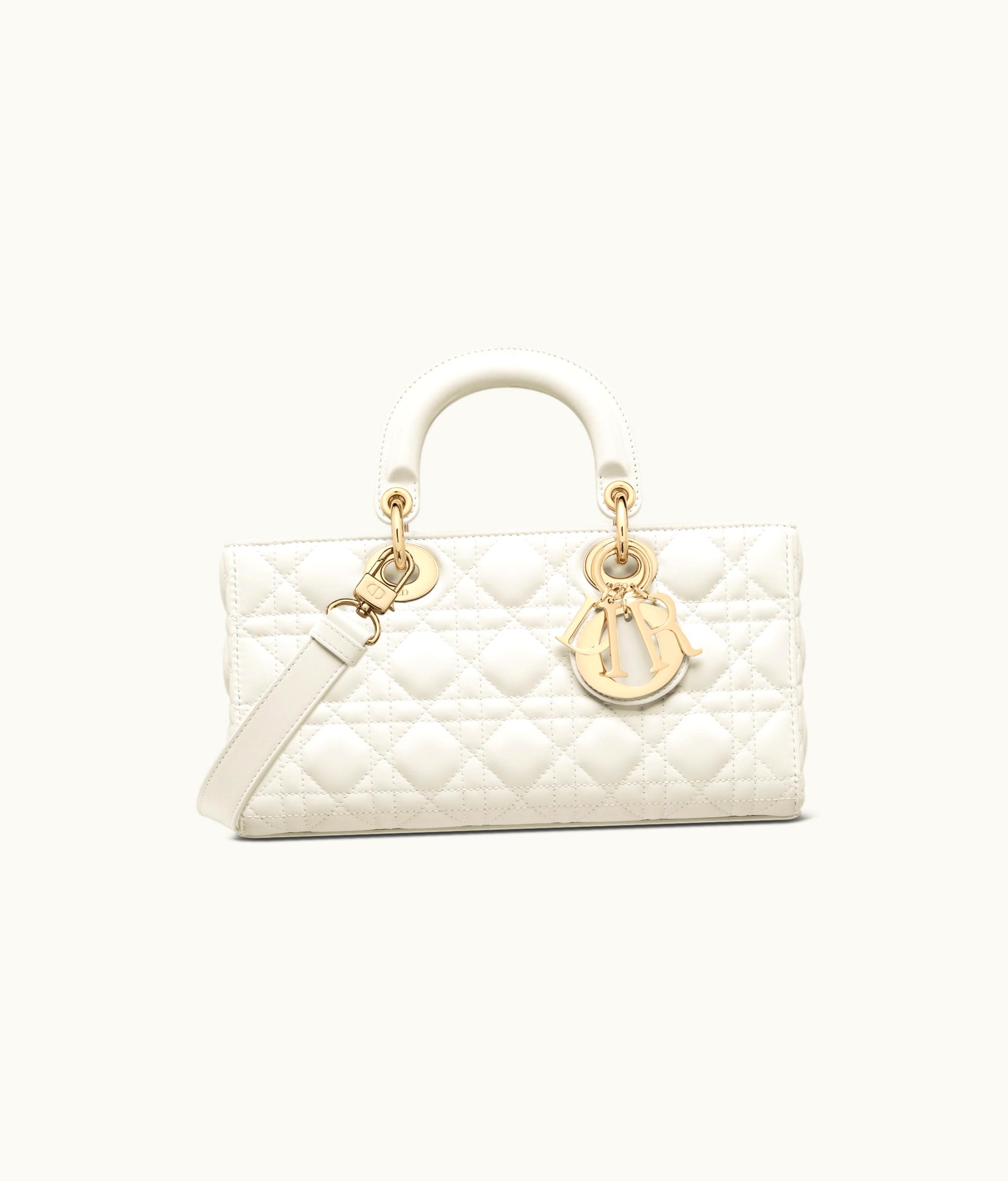 Dior Dior Medium Lady D-Joy Bag - Latte Cannage Lambskin