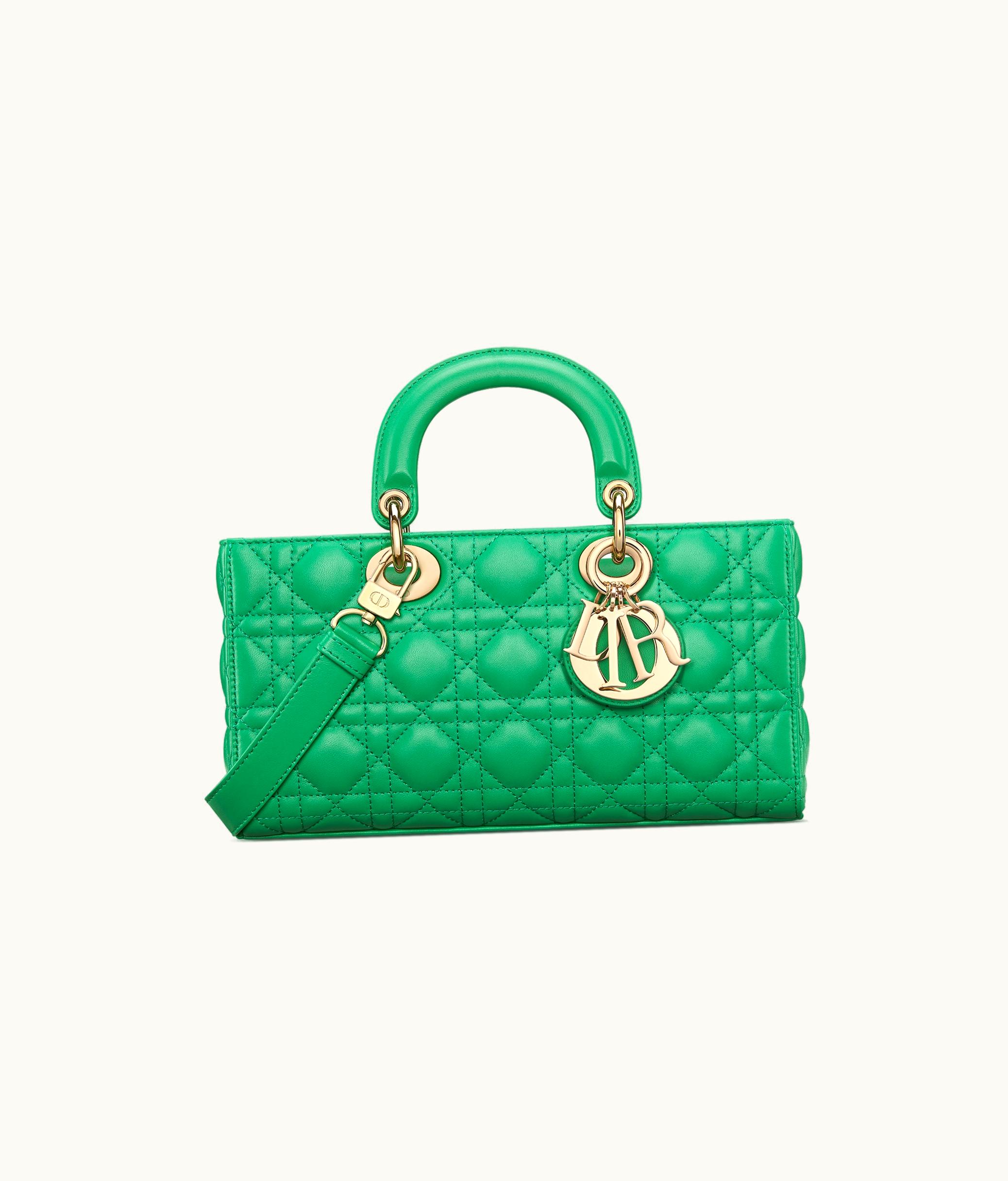 Dior Dior Medium Lady D-Joy Bag - Emerald Green Cannage Lambskin
