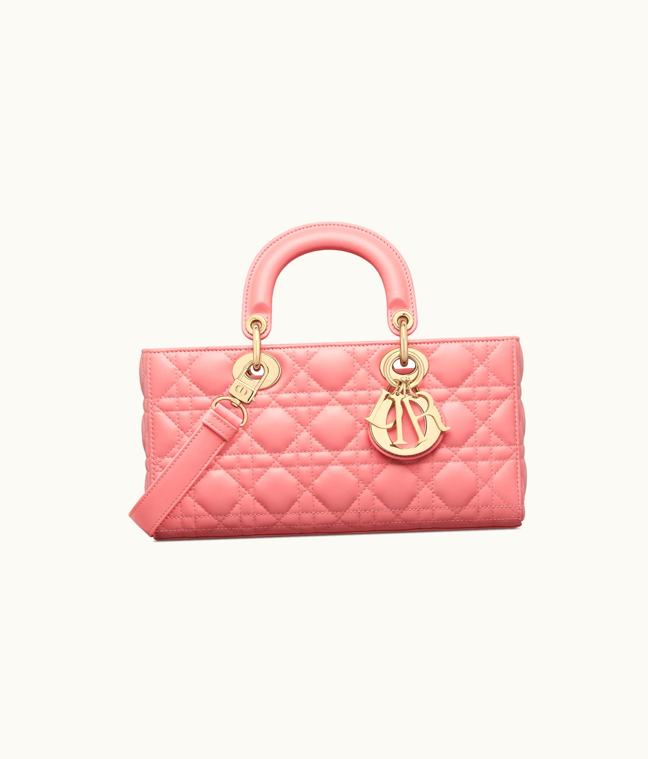 Dior Dior Medium Lady D-Joy Bag - Light Pink Cannage Lambskin