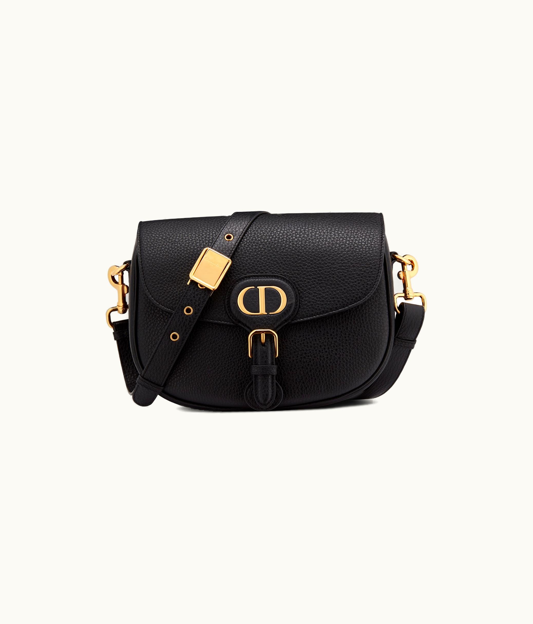 Dior Medium Dior Bobby Bag - Black Grained Calfskin