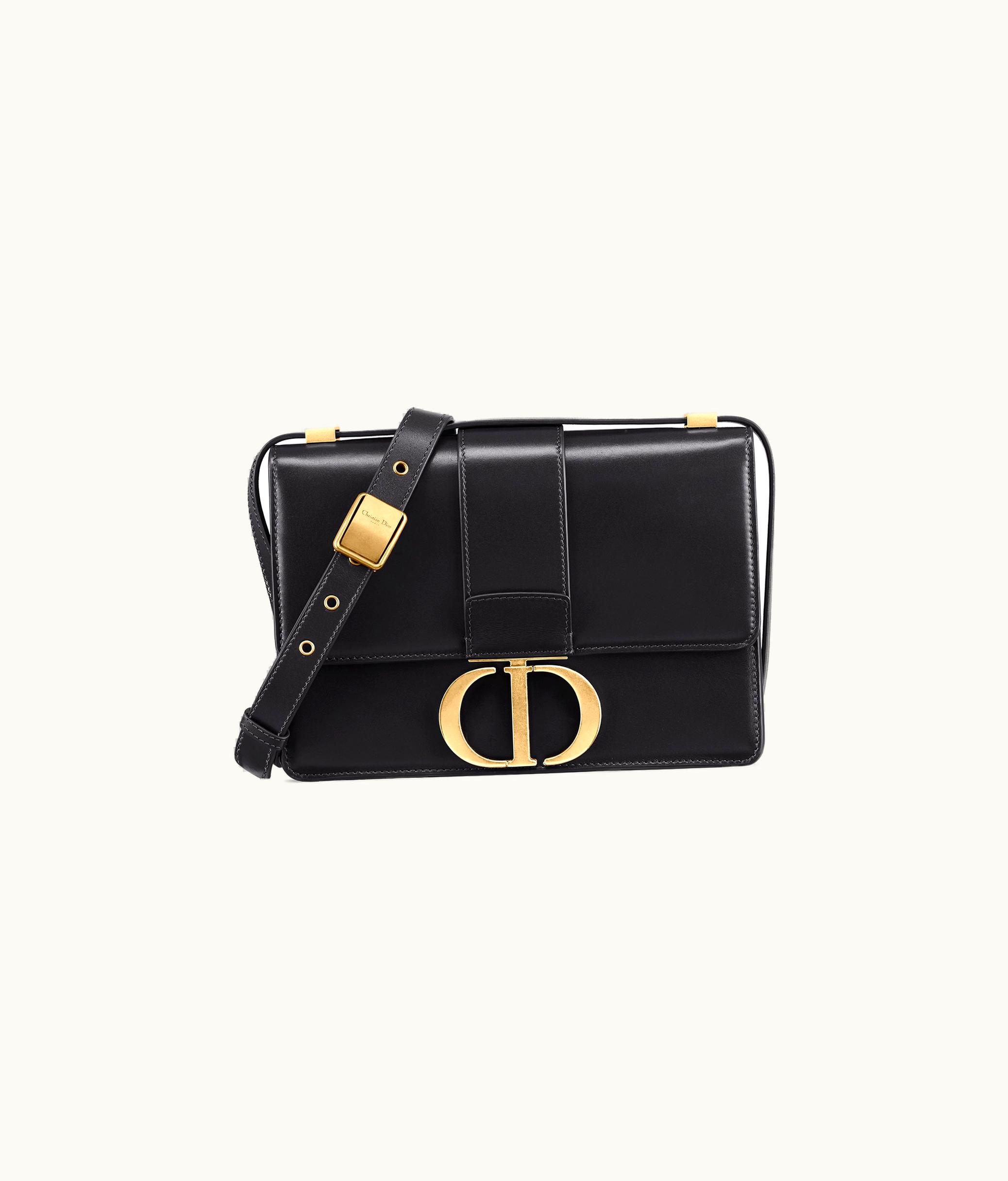 Dior Dior 30 Montaigne Bag - Black Box Calfskin