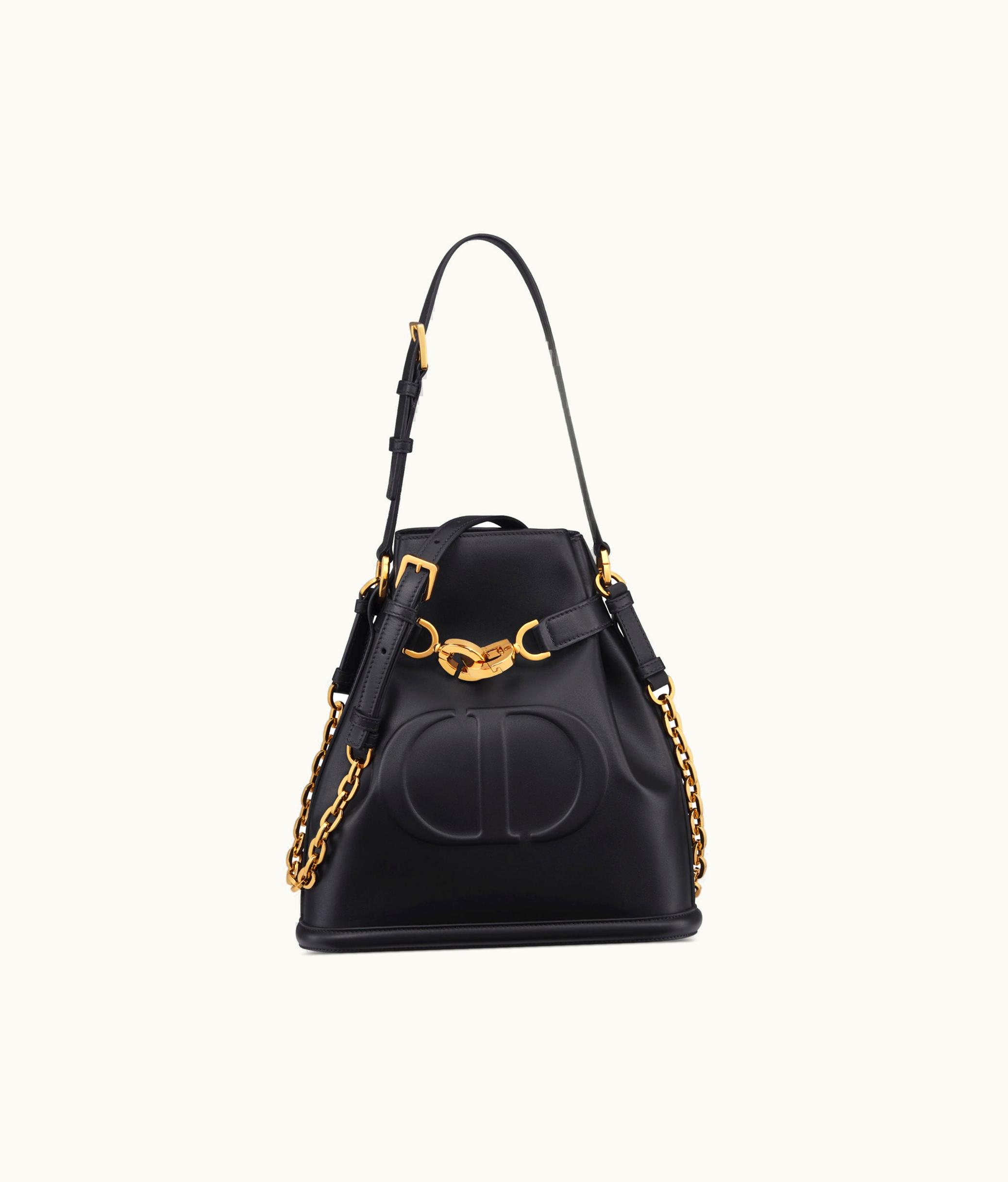 Dior Medium C'est Dior Bag - Black CD-Embossed Calfskin