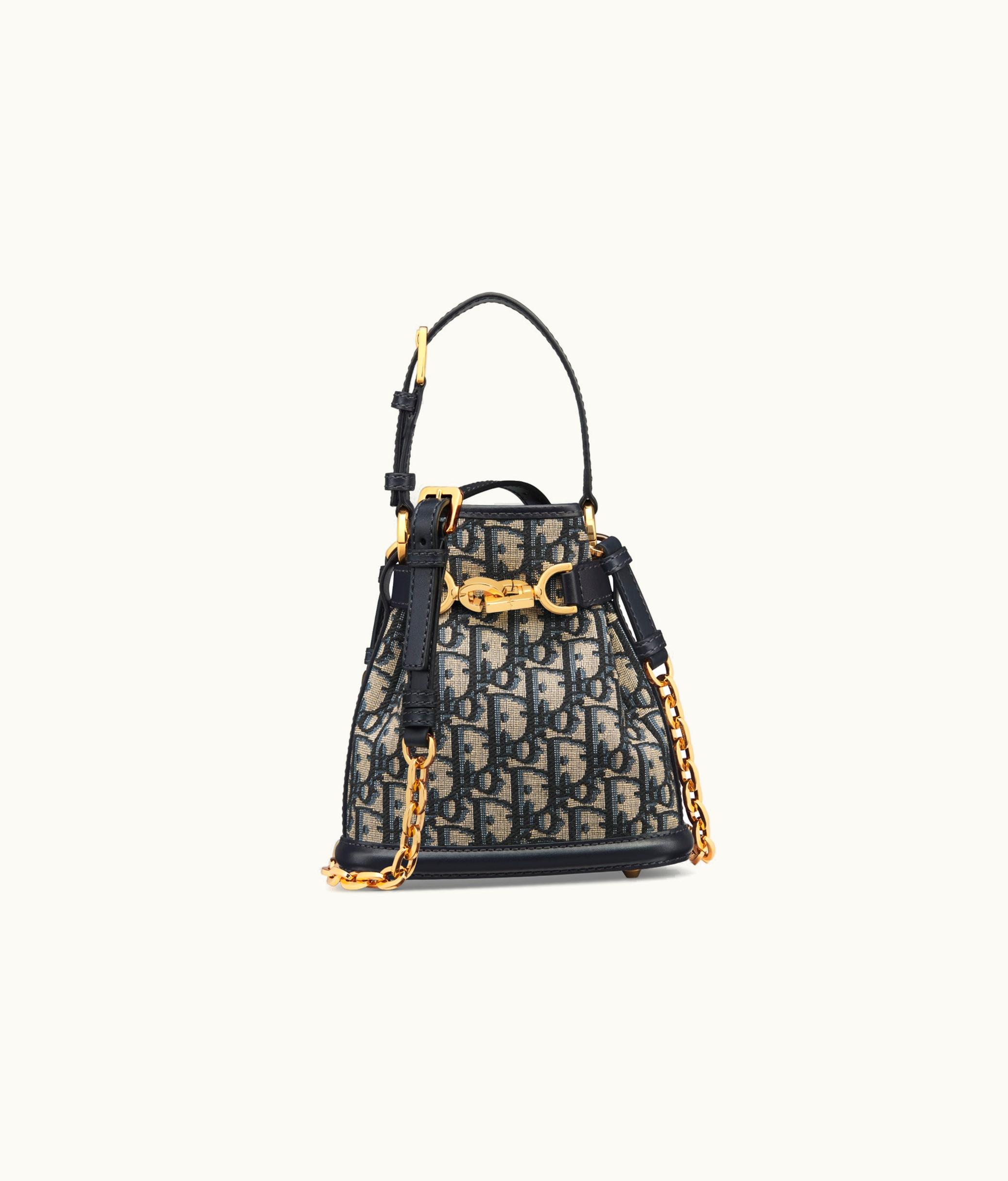 Dior Small C'est Dior Bag - Blue Dior Oblique Jacquard