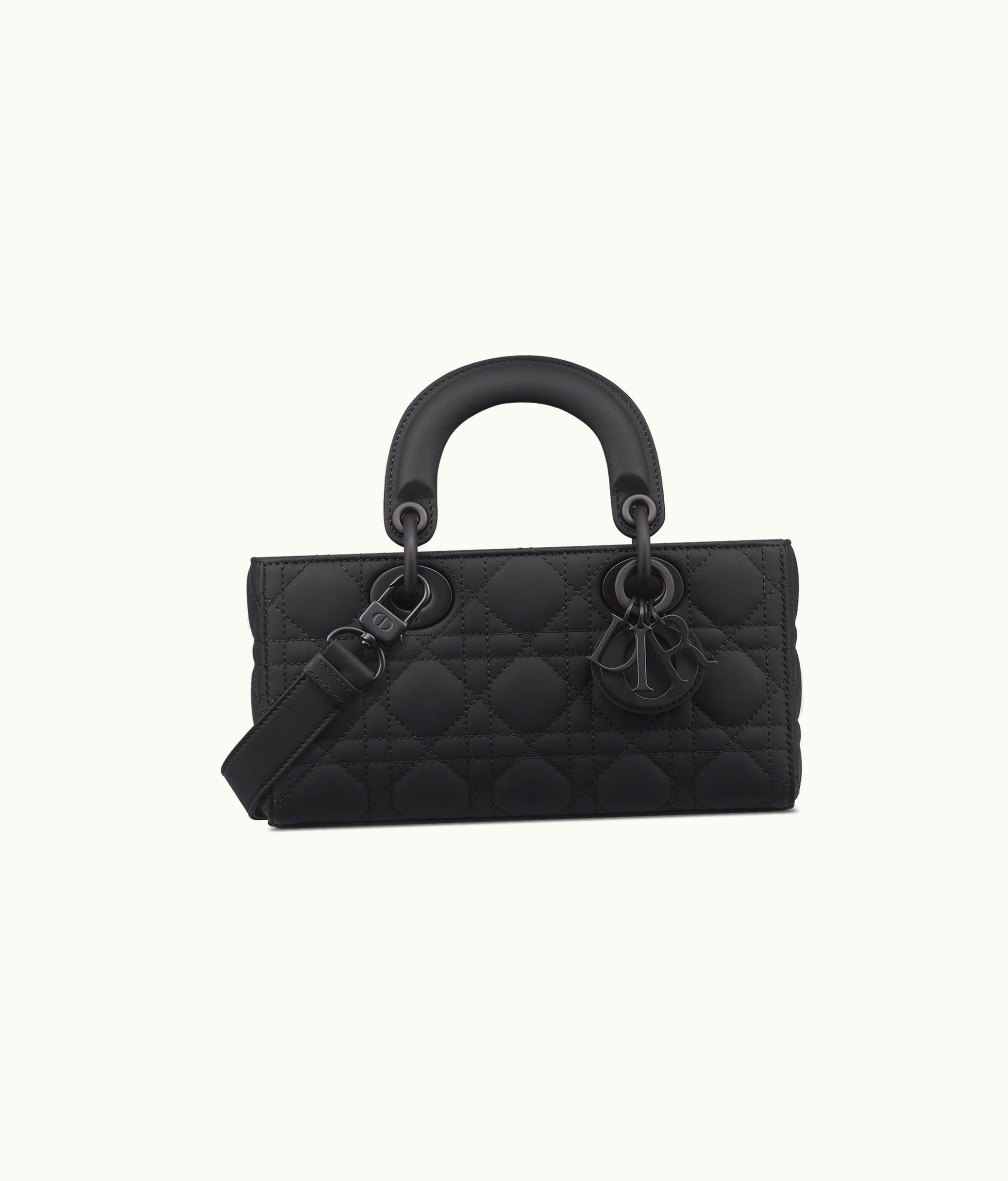 Dior Dior Small Lady D-Joy Bag - Ultramatte Black Cannage Calfskin