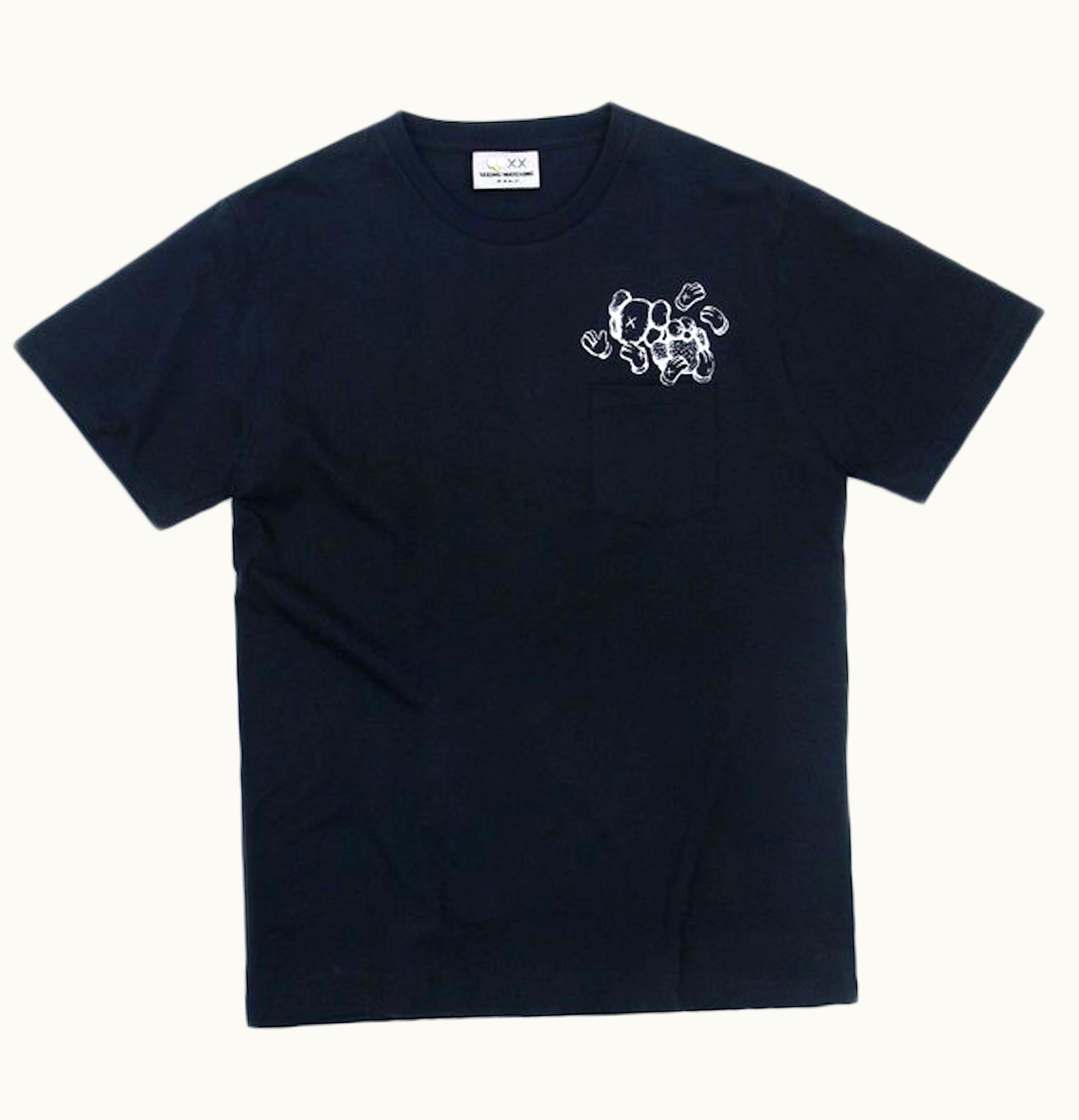 KAWS Kaws Seeing Watching Heads Canned Tee Black