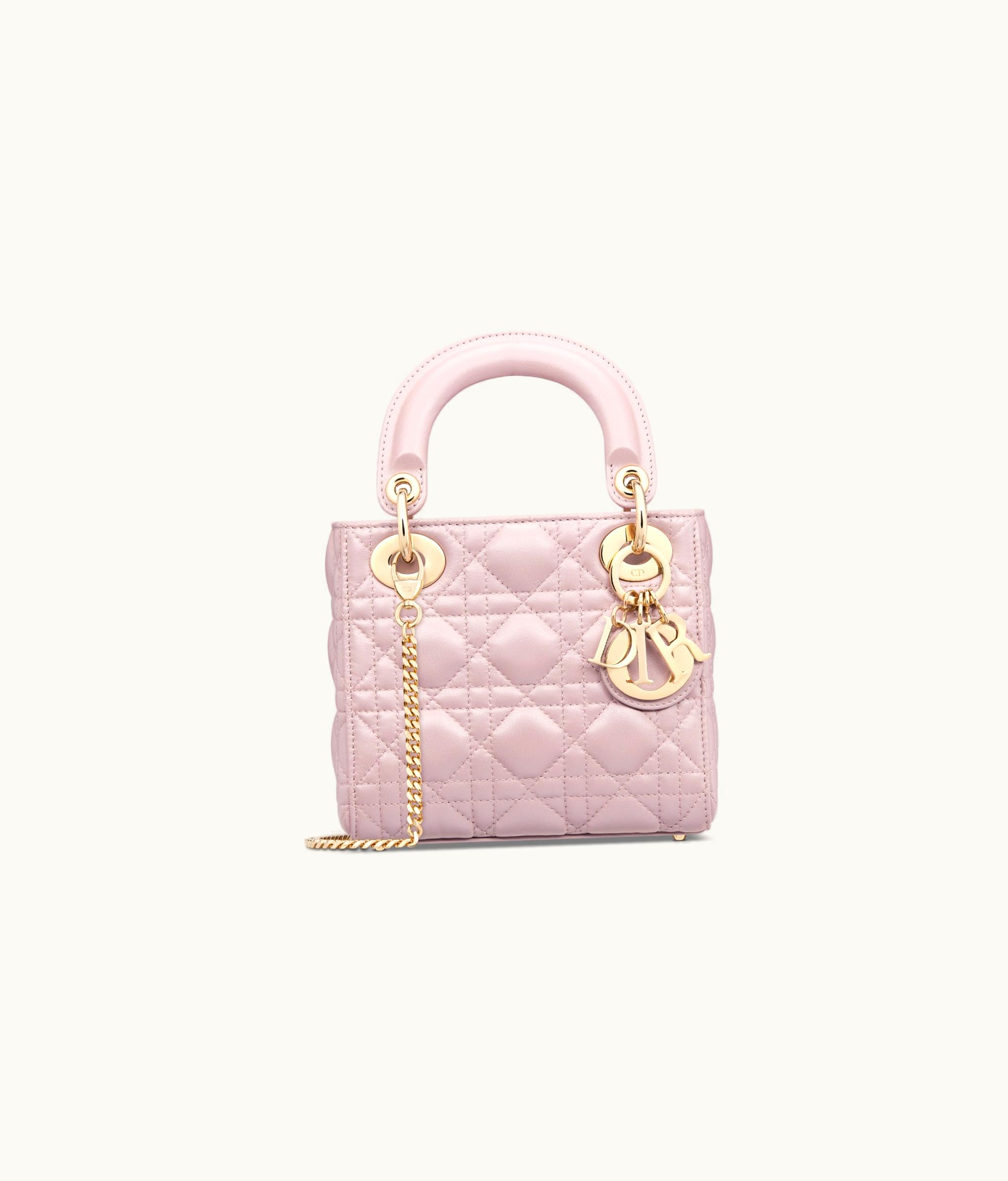 Dior Mini Lady Dior Bag - Lotus Pearlescent Cannage Lambskin