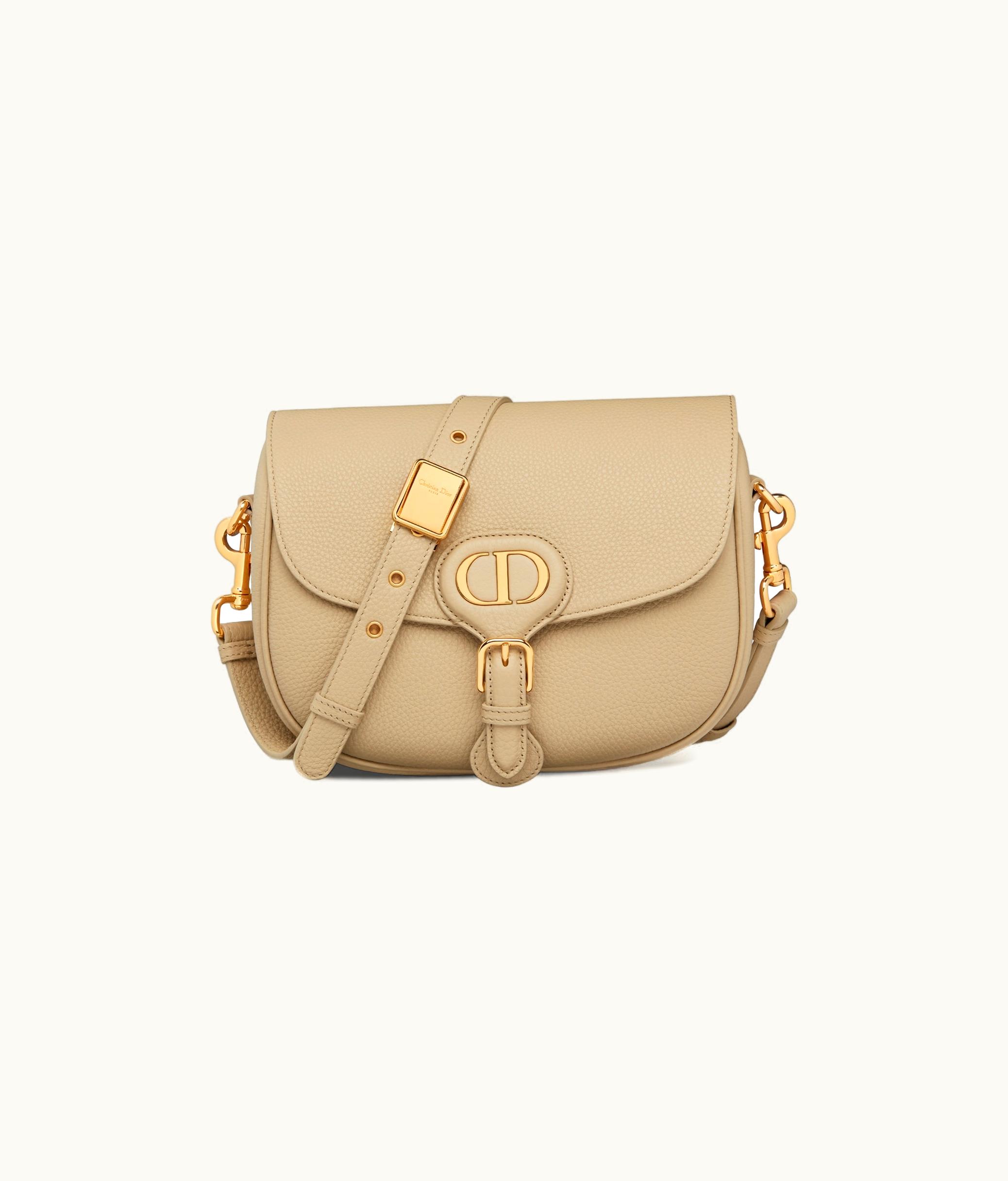 Dior Medium Dior Bobby Bag - Beige Grained Calfskin
