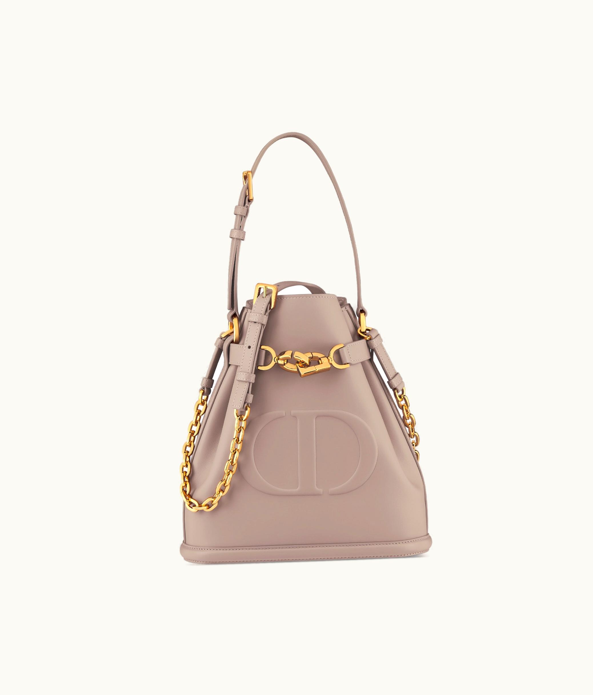 Dior Medium C'est Dior Bag - Warm Taupe CD-Embossed Calfskin